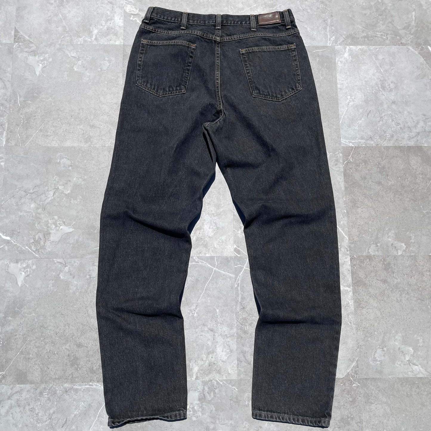 90s L.L. Bean Black Denim 35x34 KiiChain Clothing