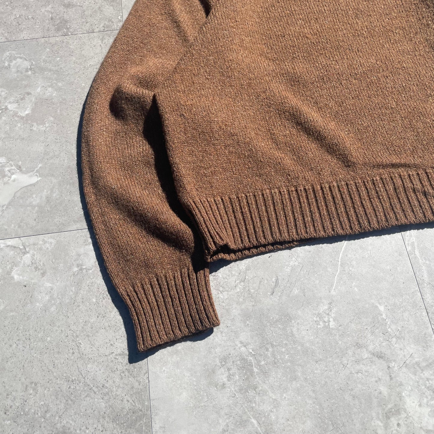 80s Jantzen Brown Blank Knit KiiChain Clothing