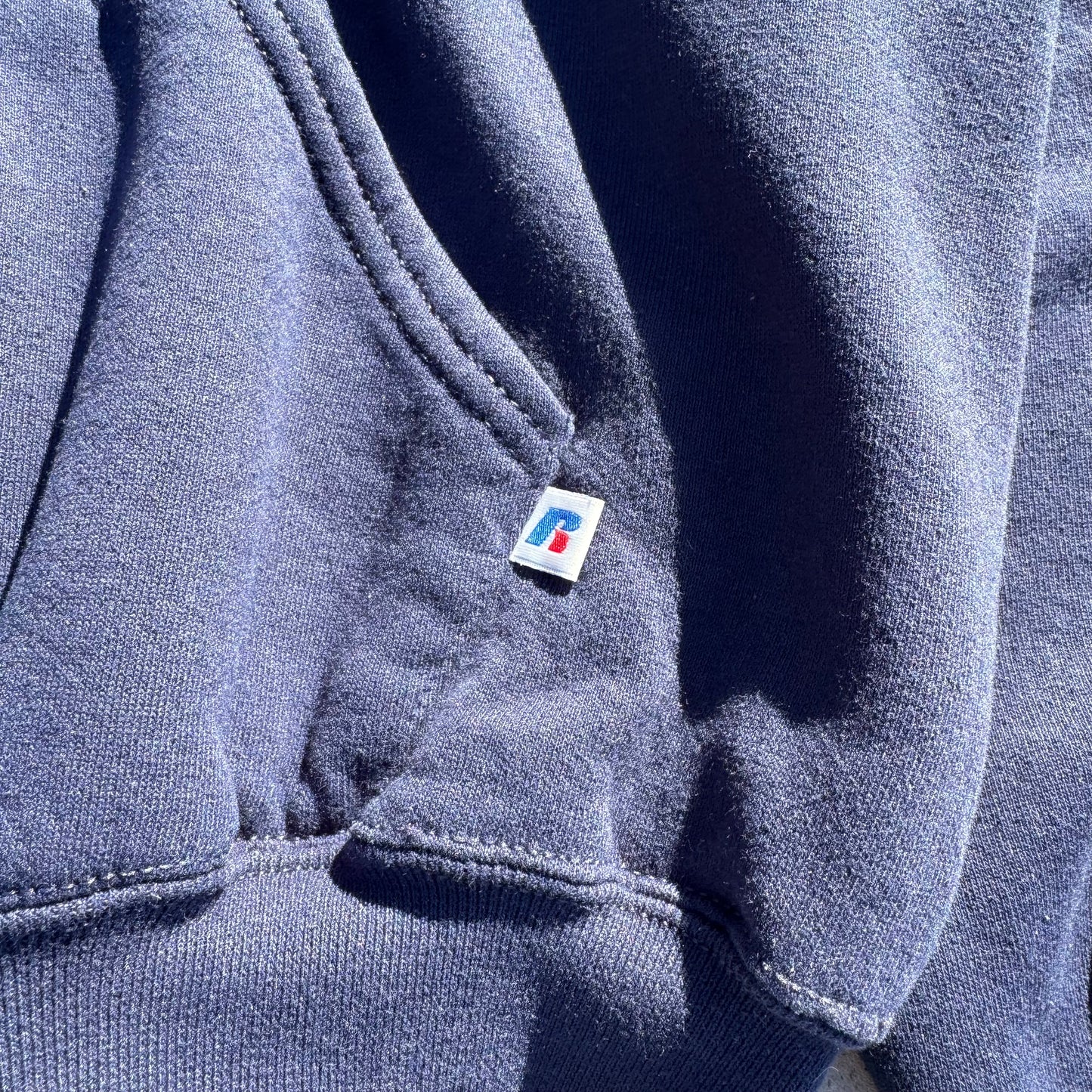 90s-00s Russell Athletic Plain Zip -Up Hoodie KiiChain Clothing