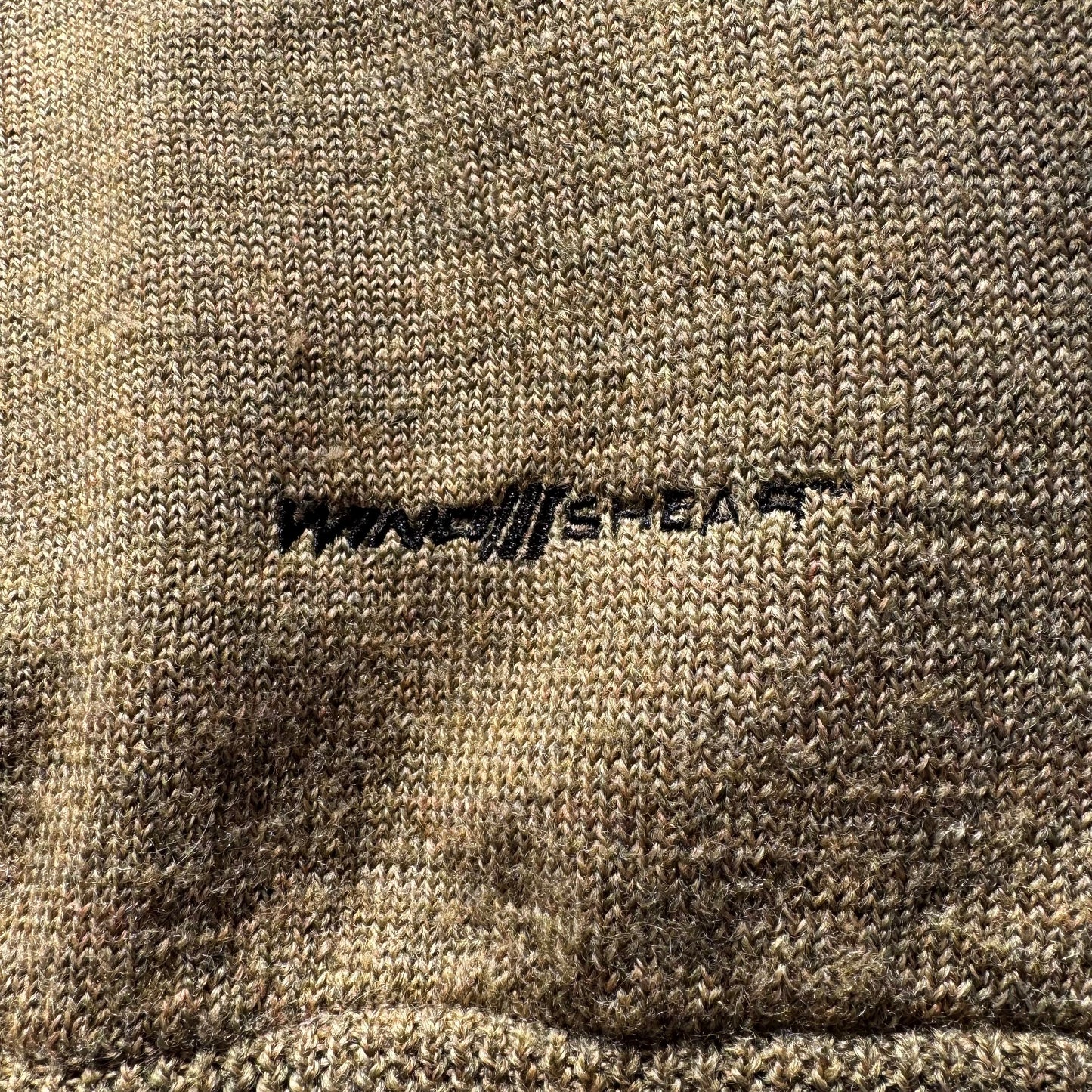 90s Cabela's Wool Henley Neck Elbow Patch Knit KiiChain Clothing