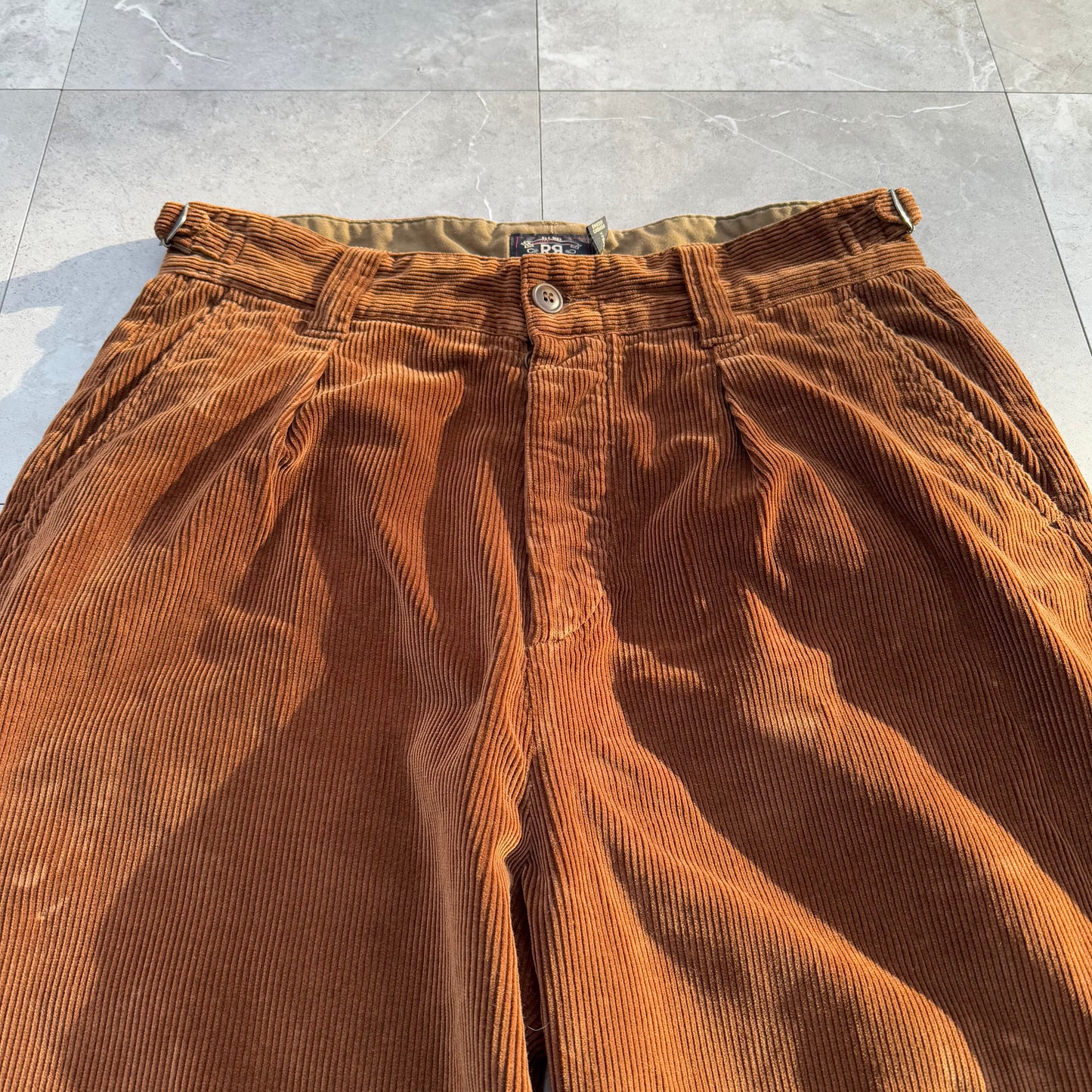 90s-00s RRL Ralph Lauren Wide Fit Corduroy Pants Size 31 KiiChain Clothing