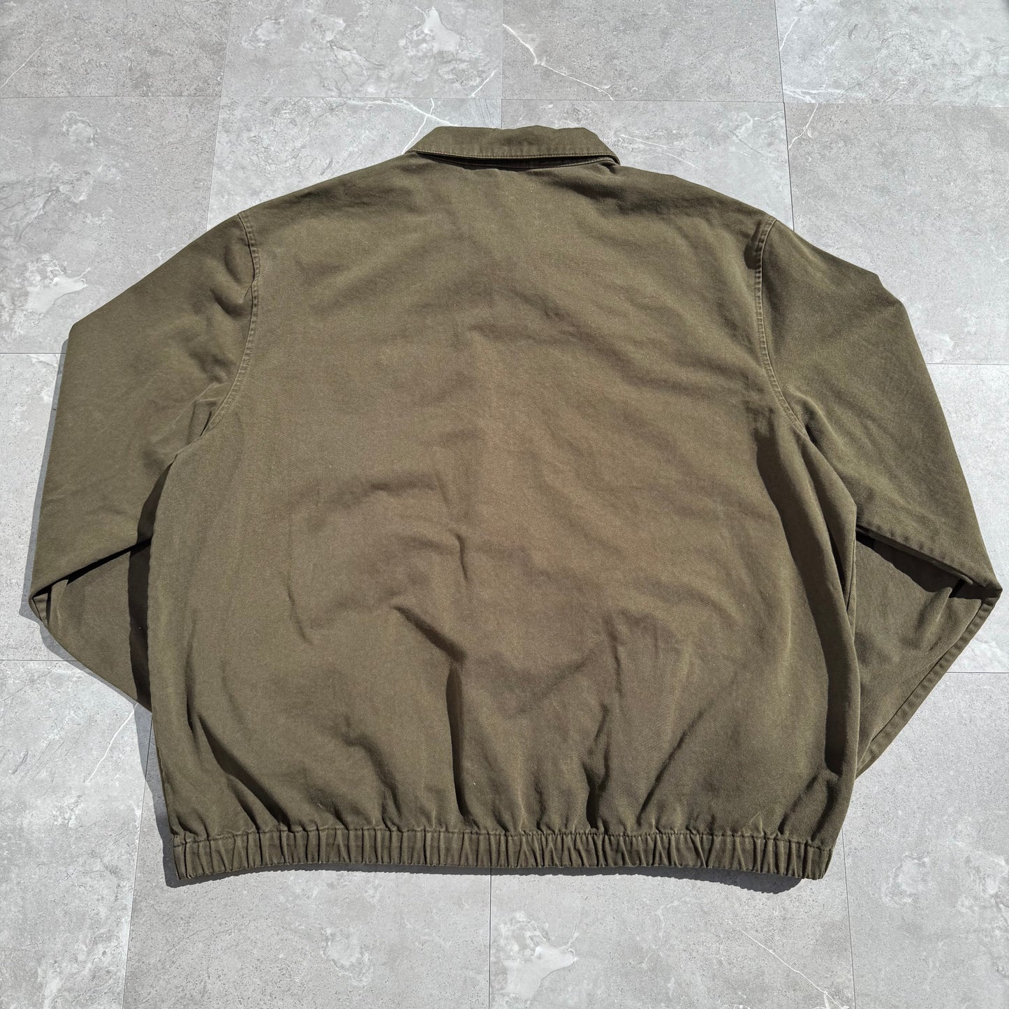 90s Polo by Ralph Lauren Brown/Olive Green Cotton Swing Top Jacket