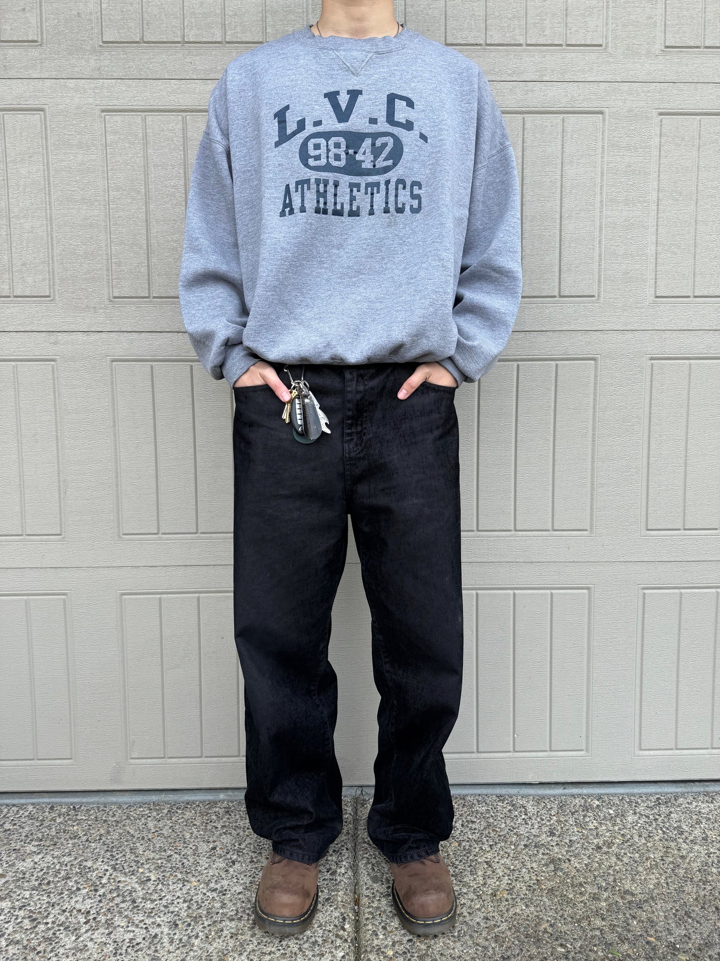 90s Russell Athletic L.V.C. Athletics Made in USA Crewneck Sweatshirt KiiChain Clothing