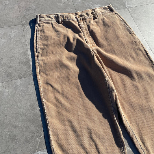 90s Lands' End Loose Fit Corduroy Pants Size 36 KiiChain Clothing