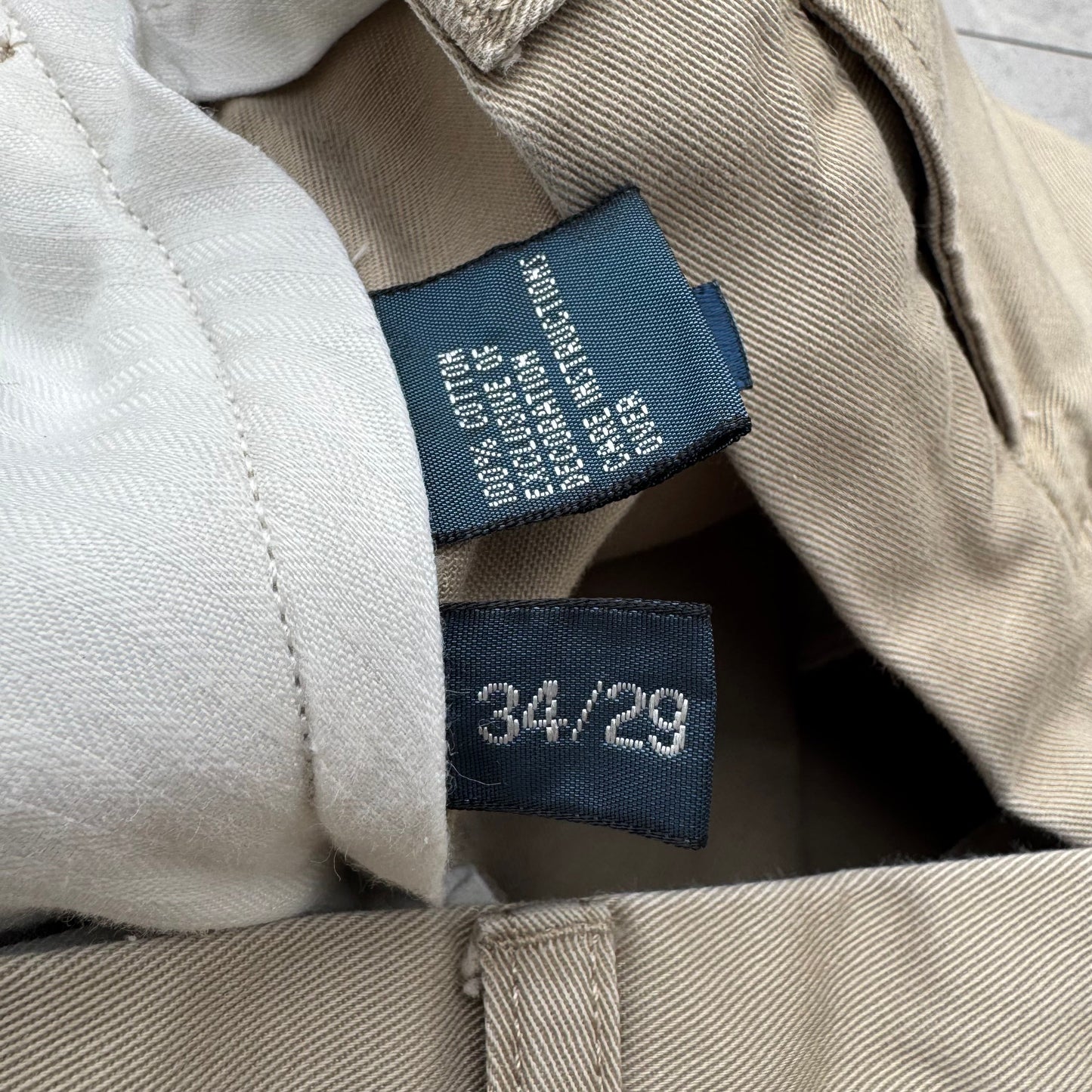 00s Polo by Ralph Lauren Preston Chino Pants 34x29 KiiChain Clothing
