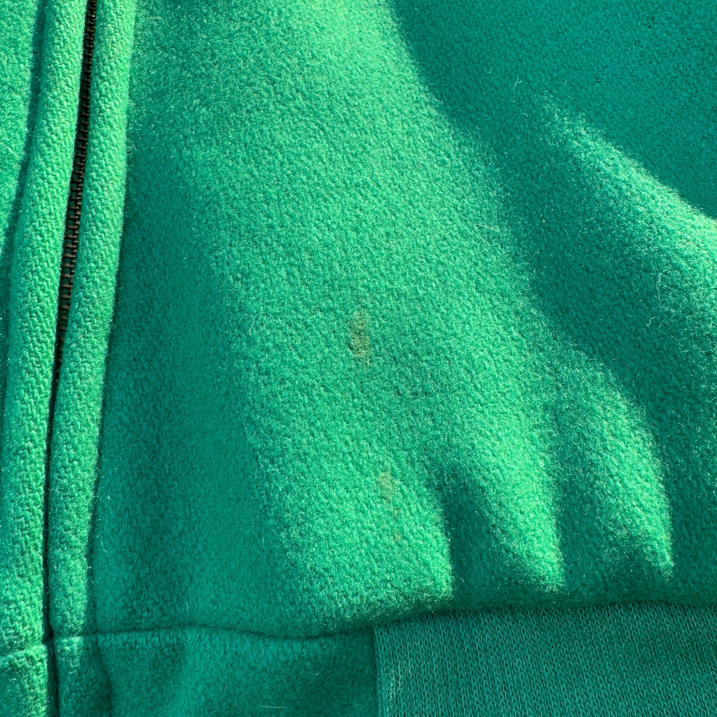 80s Ralph Lauren Made in USA Green Detachable Hoodie Wool Swing Top Jacket KiiChain Clothing