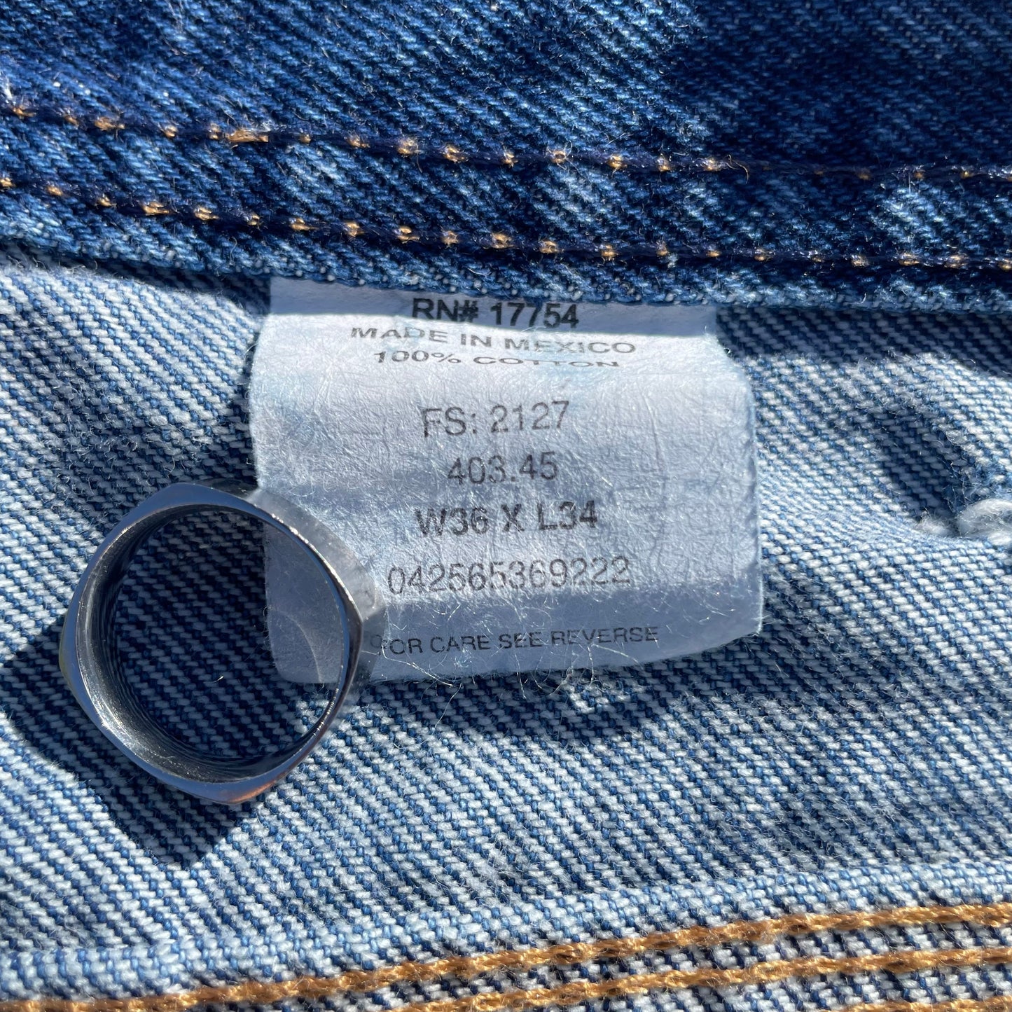 90s-00s KEY Double Knee Denim Work Pants 36x34 KiiChain Clothing