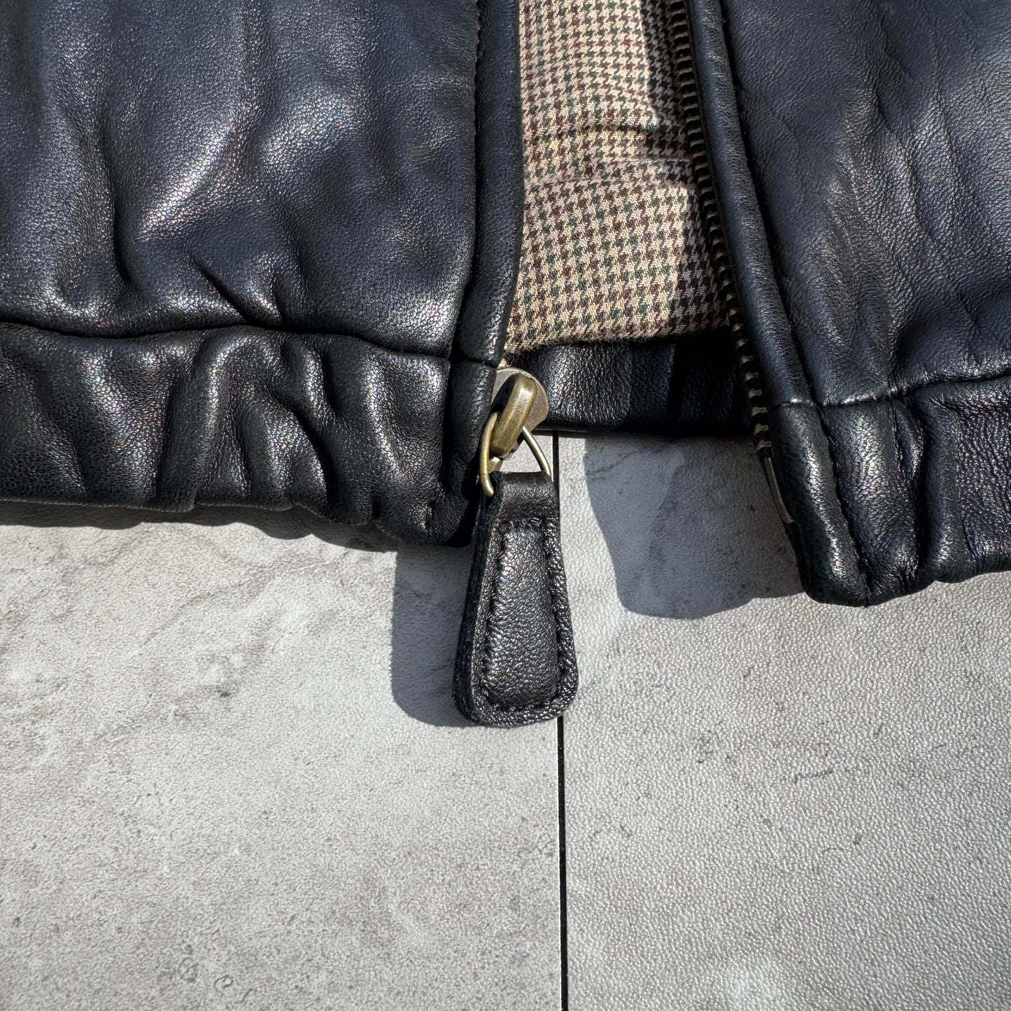 90s Polo by Ralph Lauren Black Leather Jacket