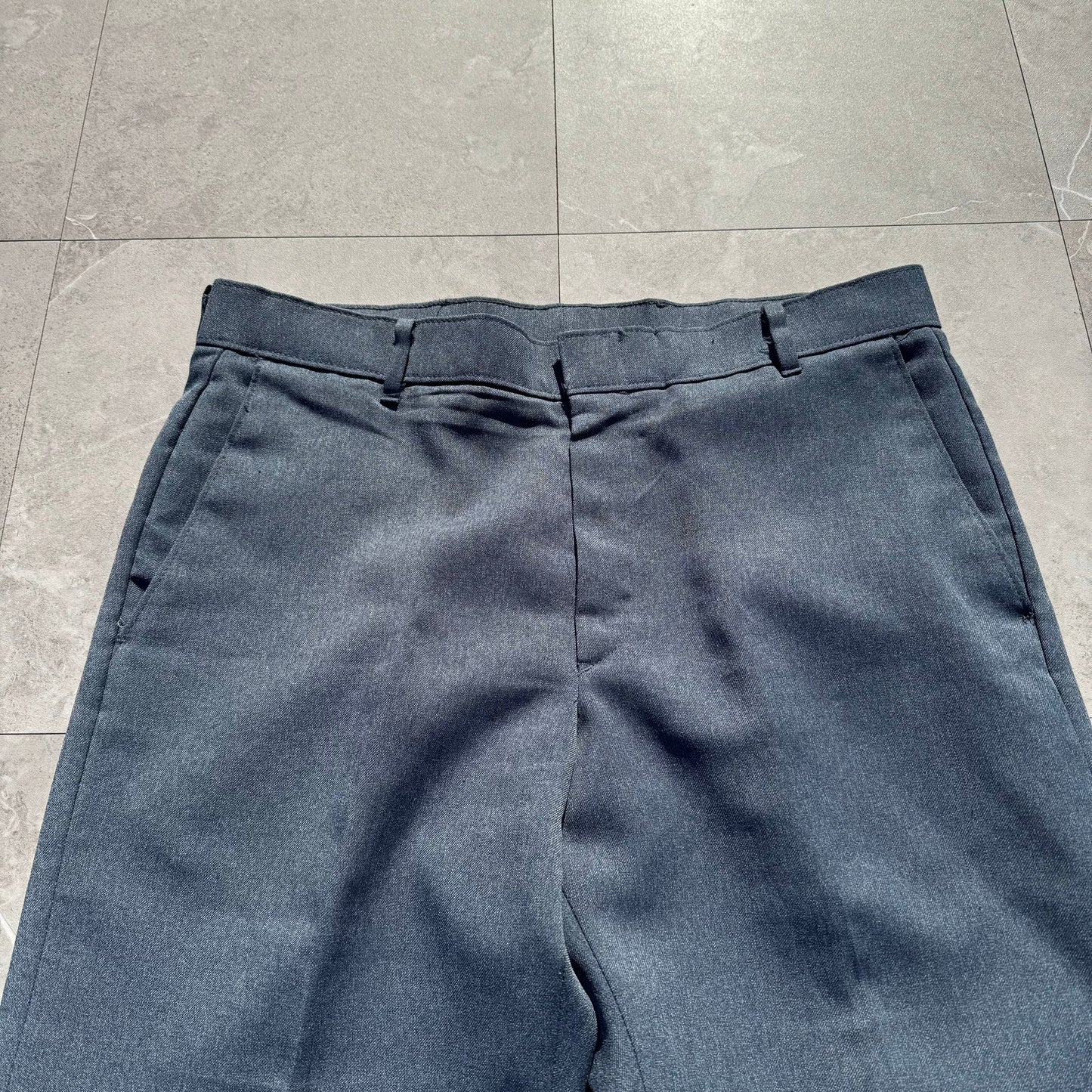 80s Levi's Blue/Grey Made in USA Action Slacks KiiChain Clothing