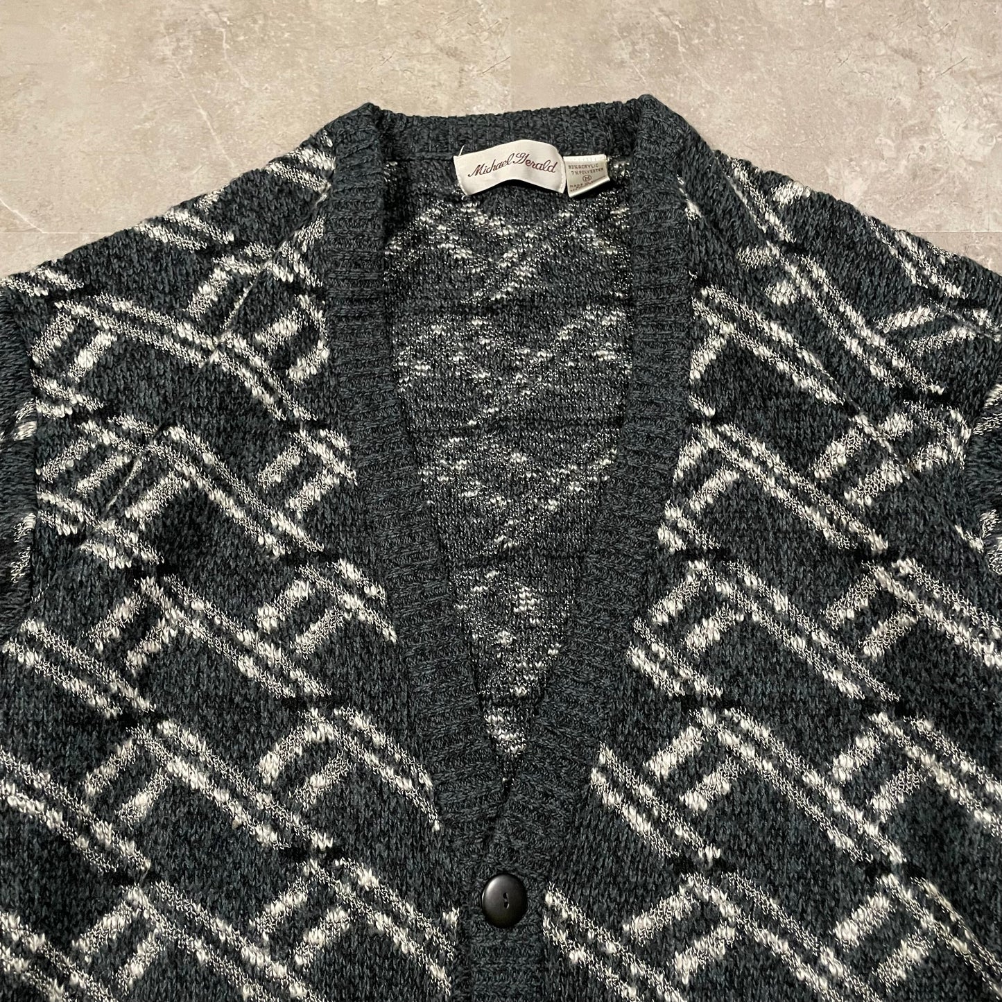 90s Michael Gerald Acrylic Cardigan KiiChain Clothing