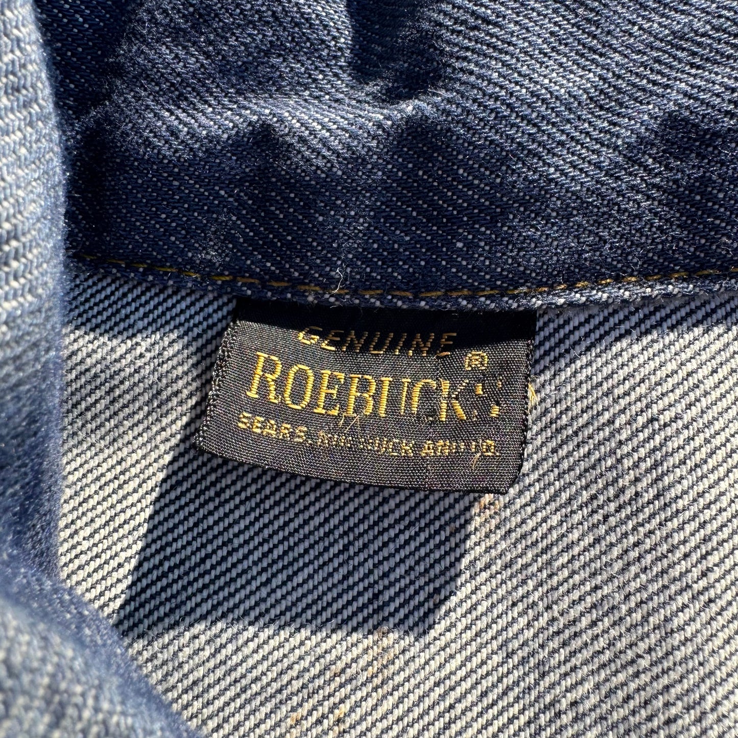 70s-80s Roebucks Sears Denim Jacket