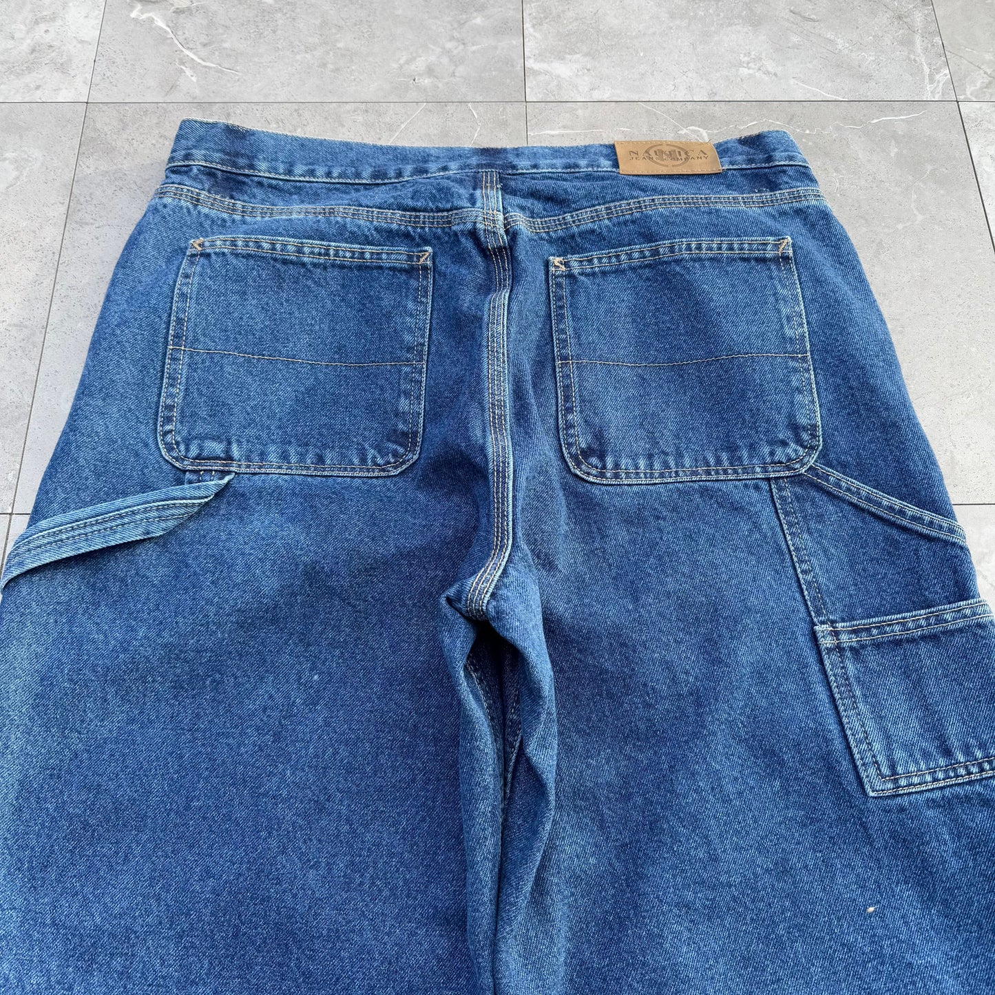 00s Nautica Jeans Wide Fit Carpenter Denim Size 12 KiiChain Clothing