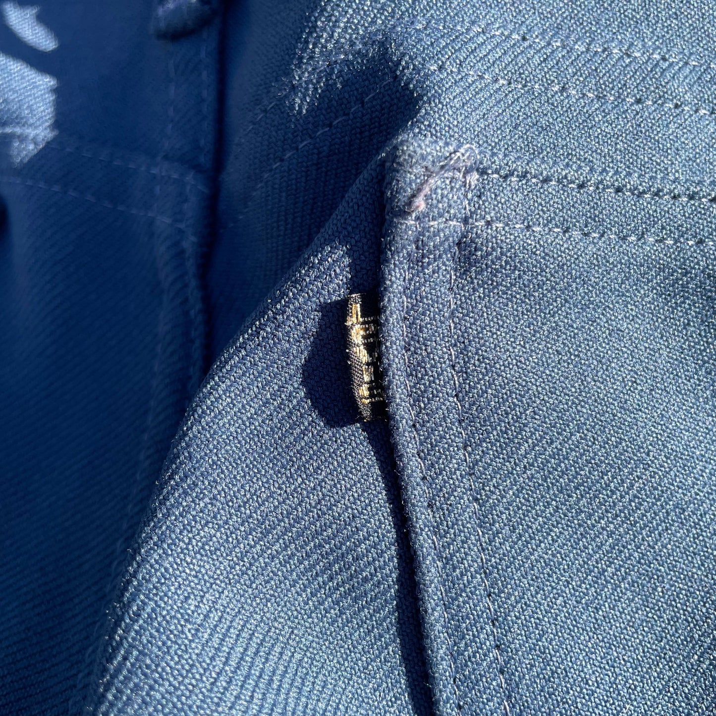 80s Levi's 517 Made in USA Sta-Prest Blue Flared Slacks KiiChain Clothing
