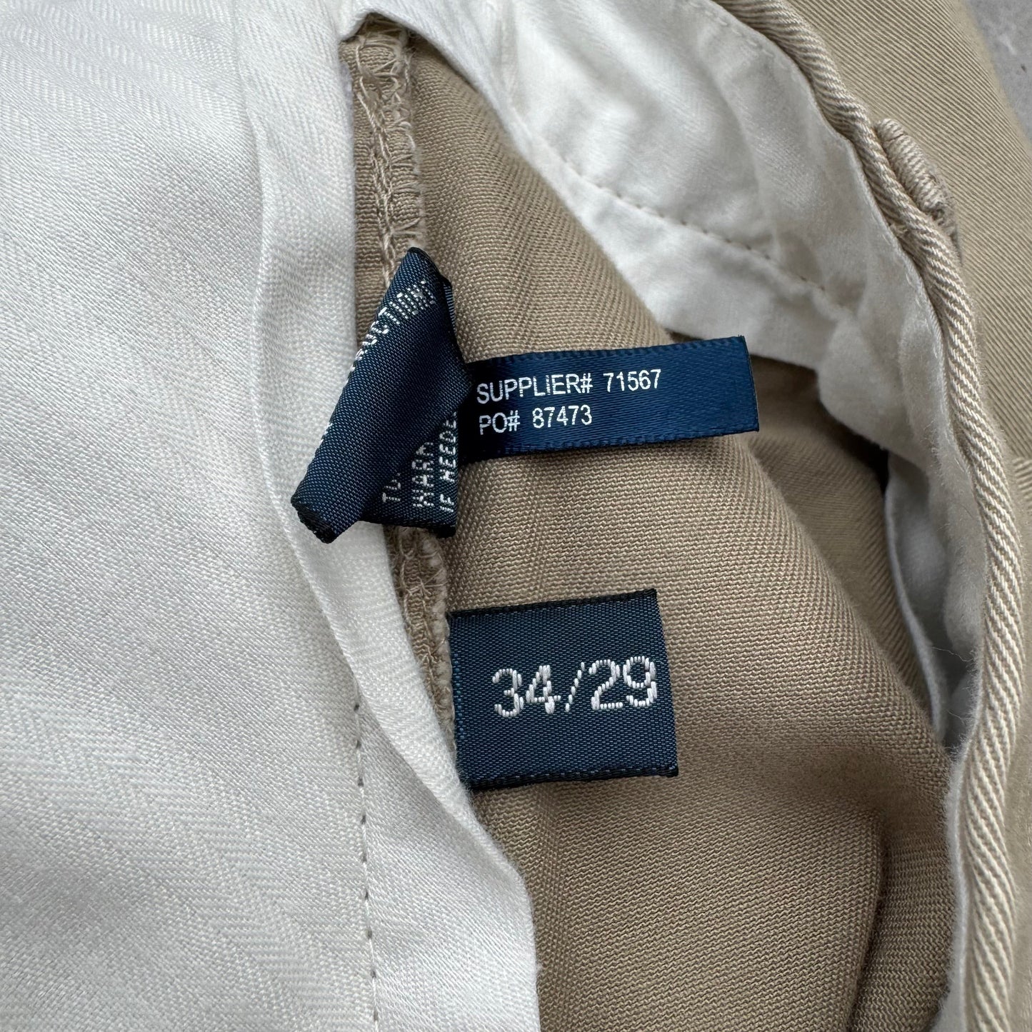 00s Polo by Ralph Lauren Ethan Chino Pants 34x29 KiiChain Clothing