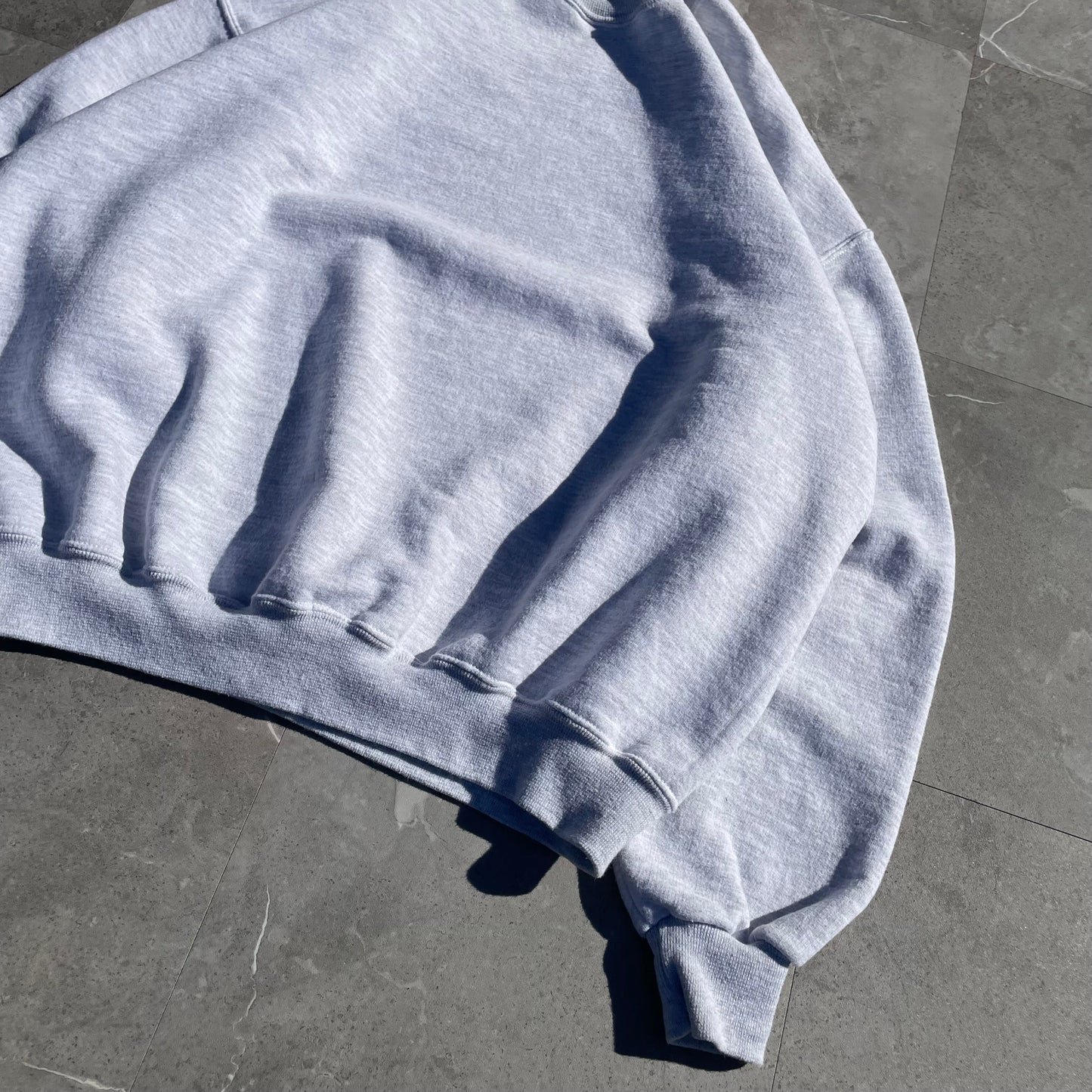 90s Jerzees Blank Gray Crewneck Sweater KiiChain Clothing
