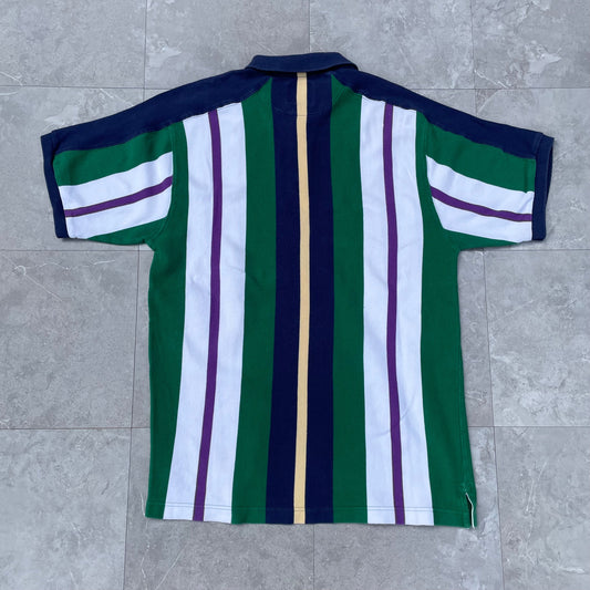 80s Chaps Ralph Lauren Striped Polo Shirt KiiChain Clothing