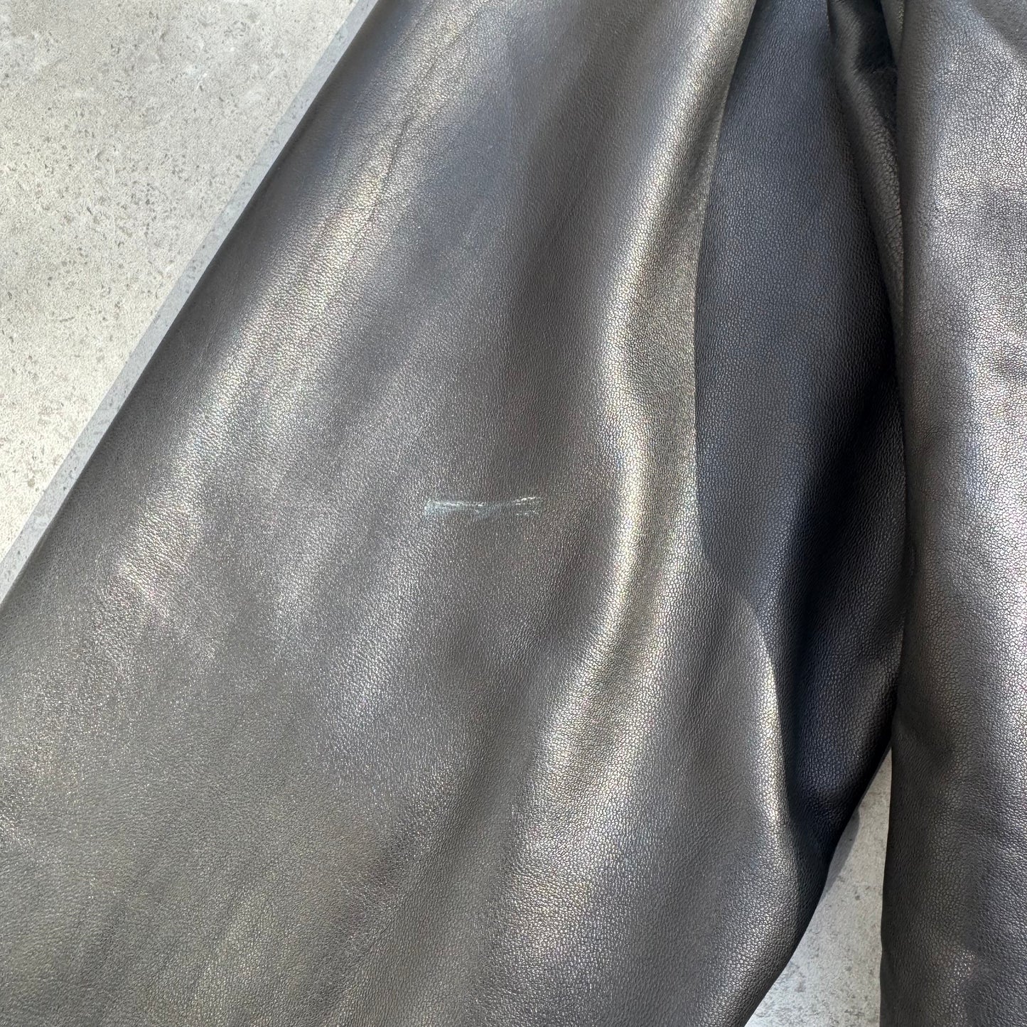 90s Polo by Ralph Lauren Black Leather Jacket