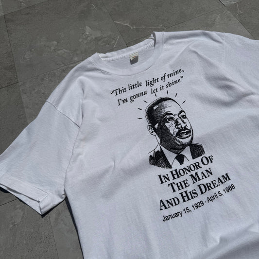 80s-90s Fruit of the Loom Made in USA Martin Luther King Single Stitch Tee KiiChain Clothing