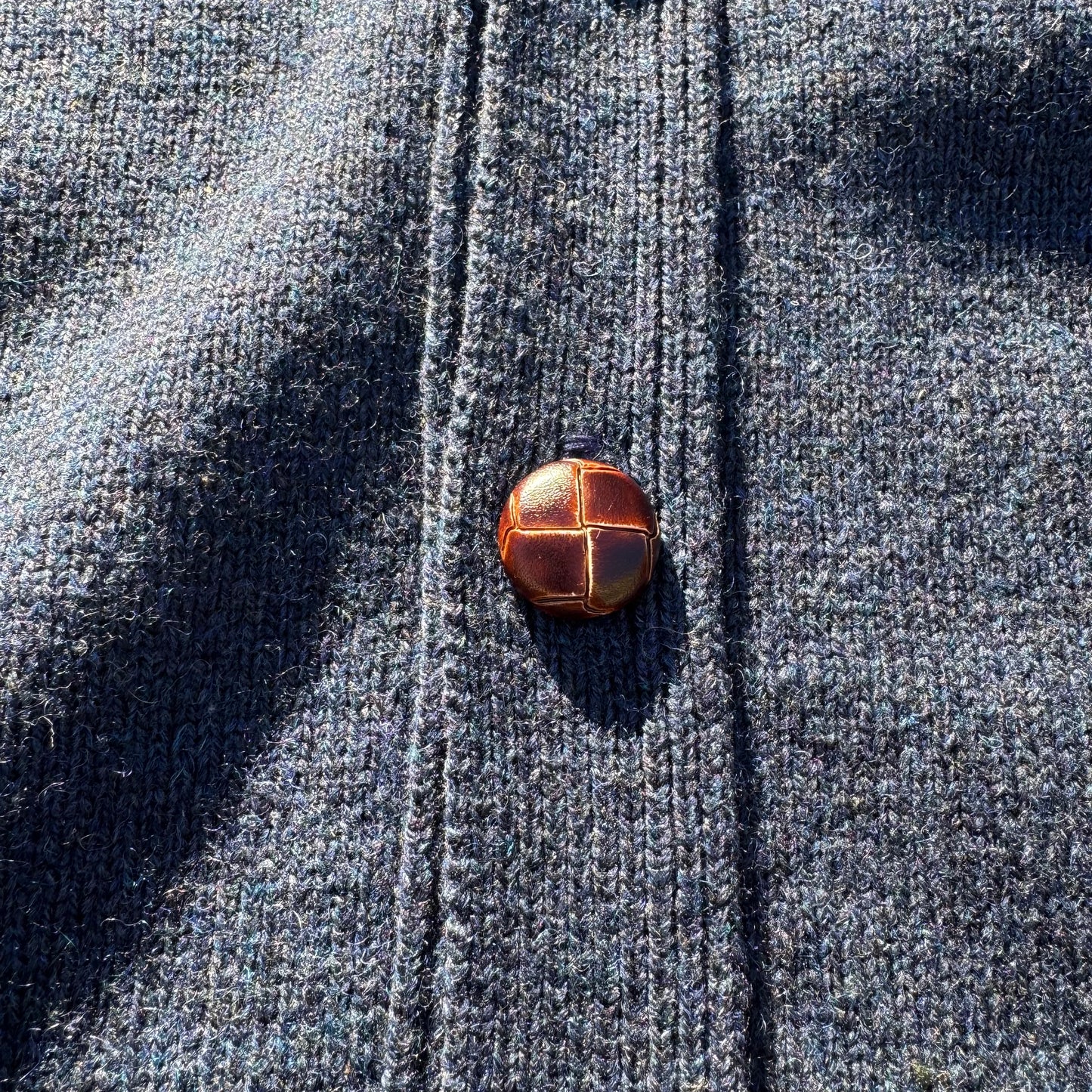 90s-00s Eddie Bauer Wool Made in USA Elbow Patch Cardigan