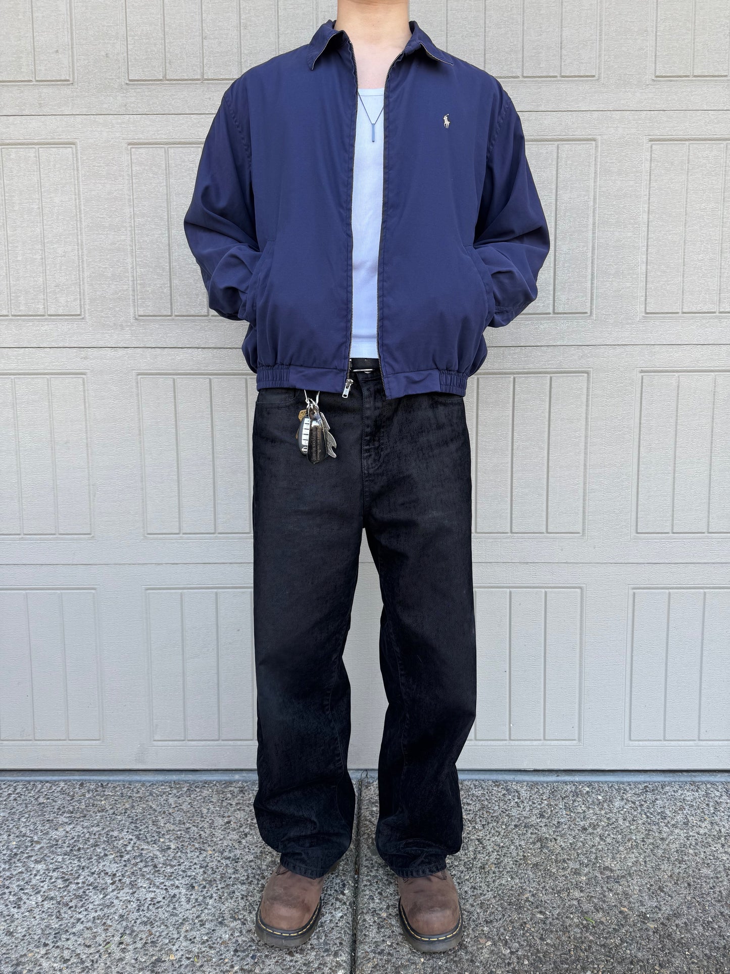 Ralph Lauren Navy Lined Swing Top Jacket KiiChain Clothing