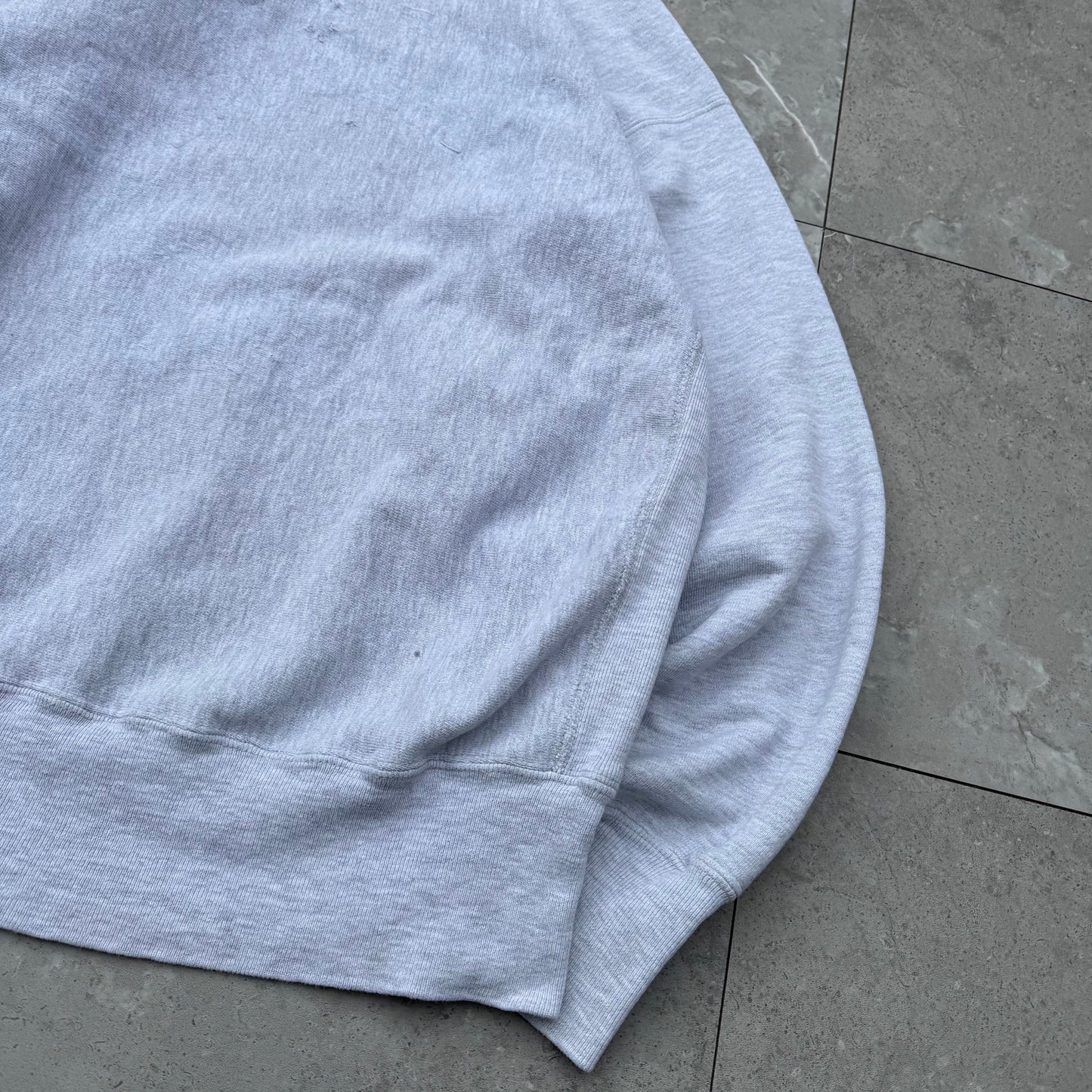 90s Champion Made in USA Reverse Weave Gray No Logo Sweatshirt KiiChain Clothing
