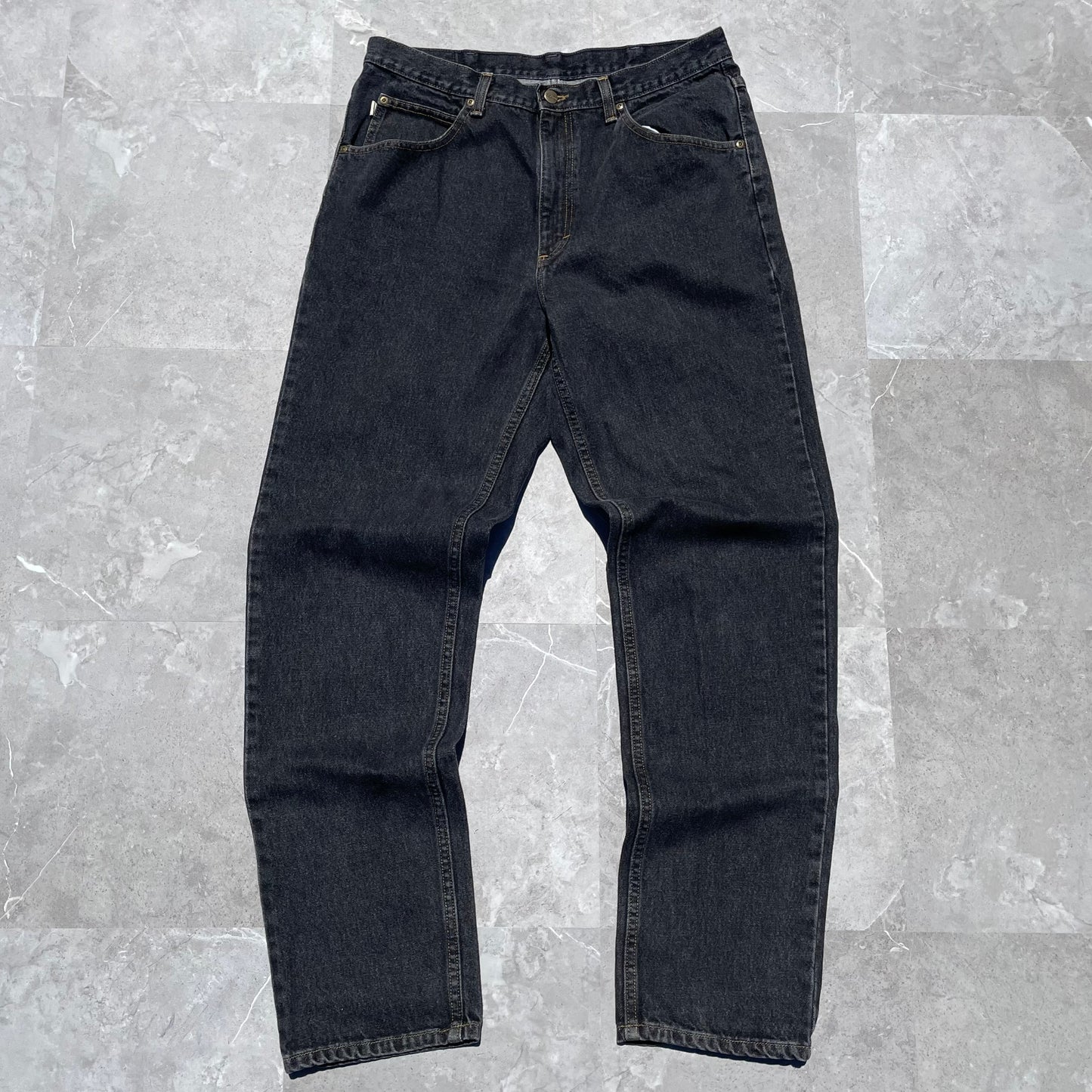 90s L.L. Bean Black Denim 35x34 KiiChain Clothing