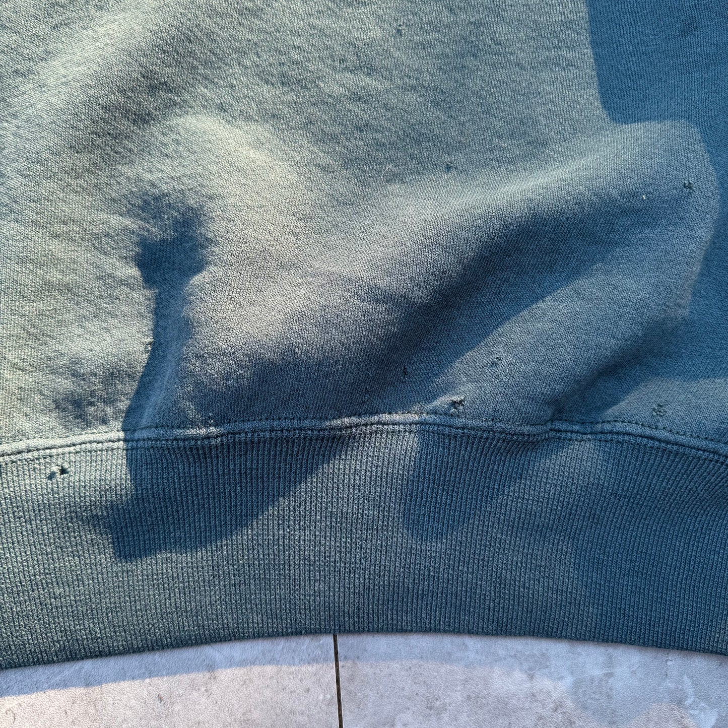 90s Russell Athletic Made in USA Green/Grey Blank Sweatshirt