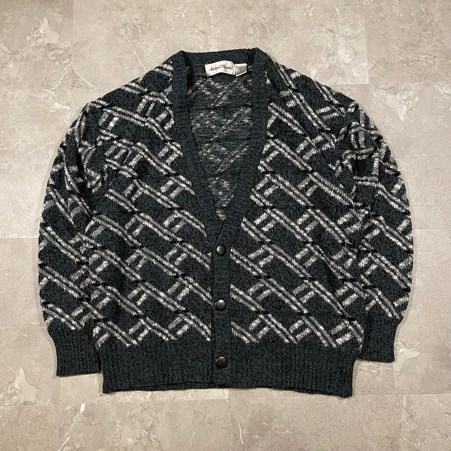 90s Michael Gerald Acrylic Cardigan KiiChain Clothing