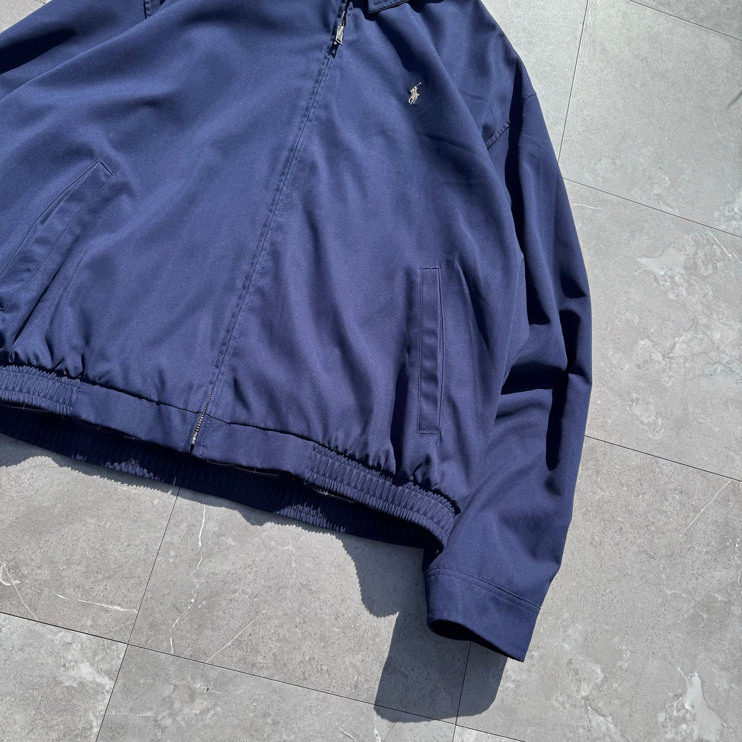 90s Ralph Lauren Navy Swing Top Jacket KiiChain Clothing