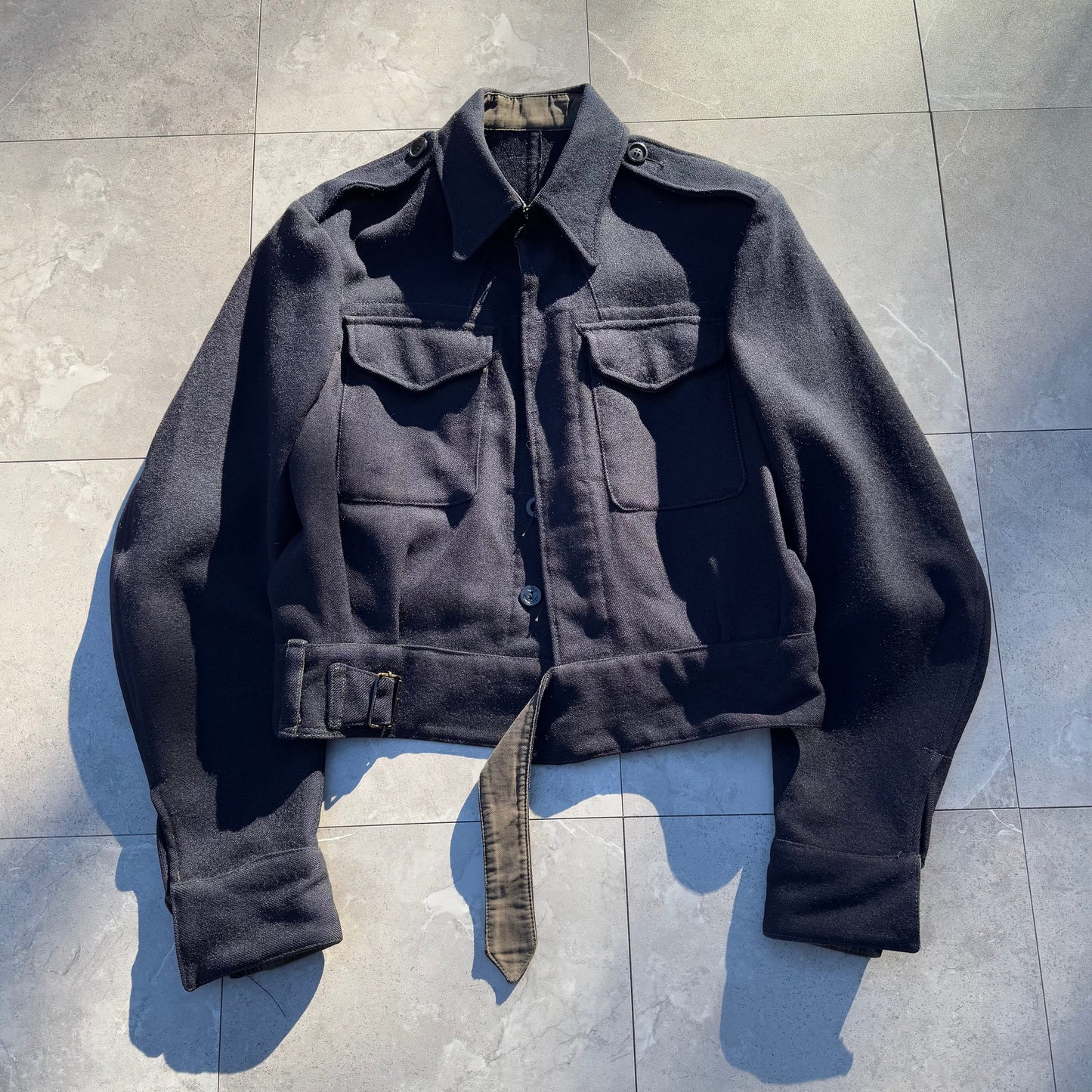 50s Windsmoor 1952 Made in USA Wool Blouse Jacket KiiChain Clothing
