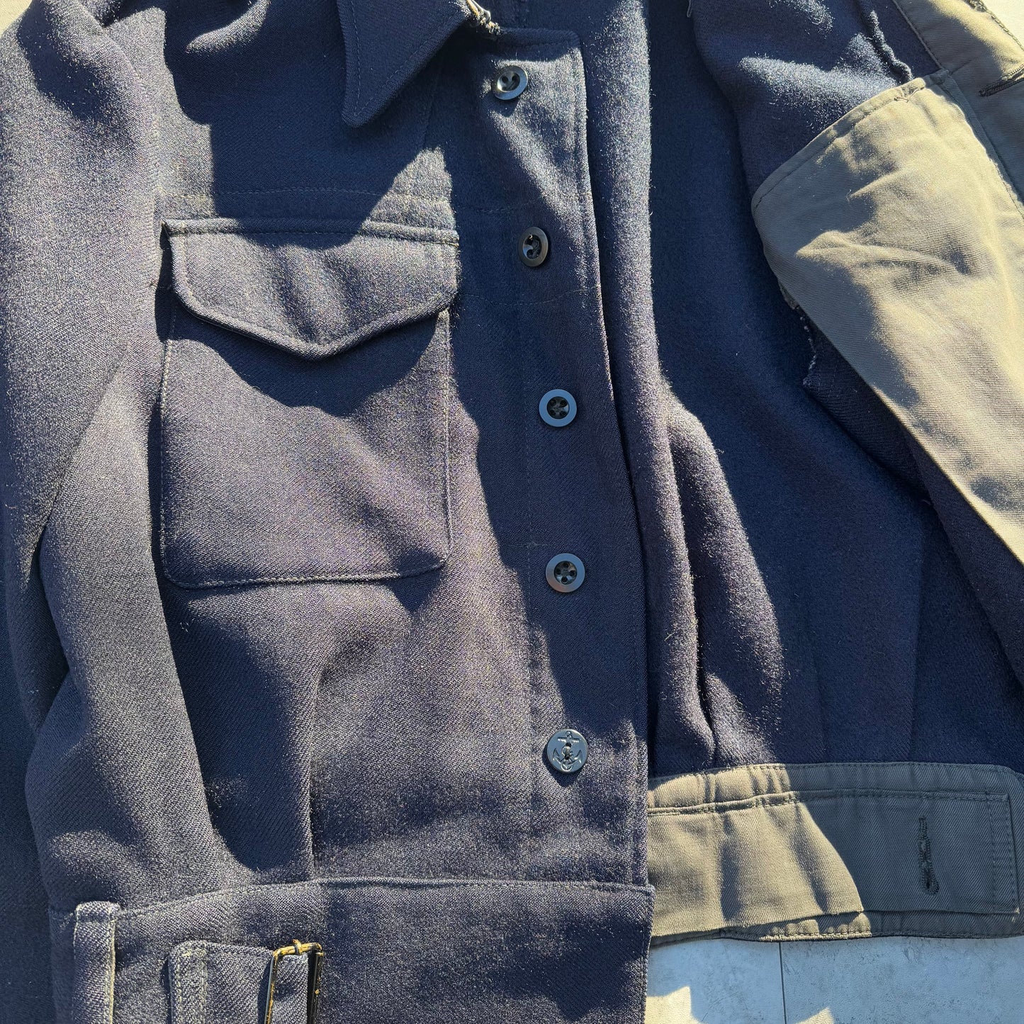 50s Windsmoor 1952 Made in USA Wool Blouse Jacket KiiChain Clothing