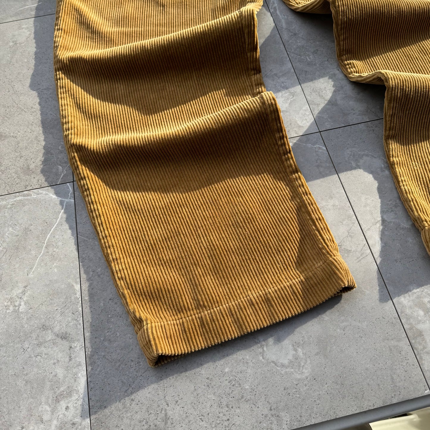 90s-00s Polo by Ralph Lauren Light Brown Corduroy Andrew Pants 36x30 KiiChain Clothing