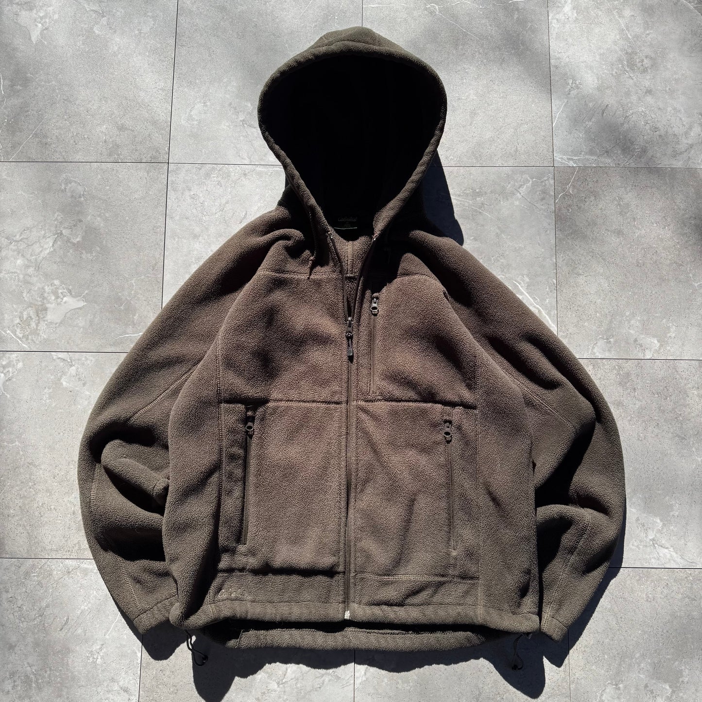 90s Cabela's Brown Zip-Up Fleece Jacket KiiChain Clothing