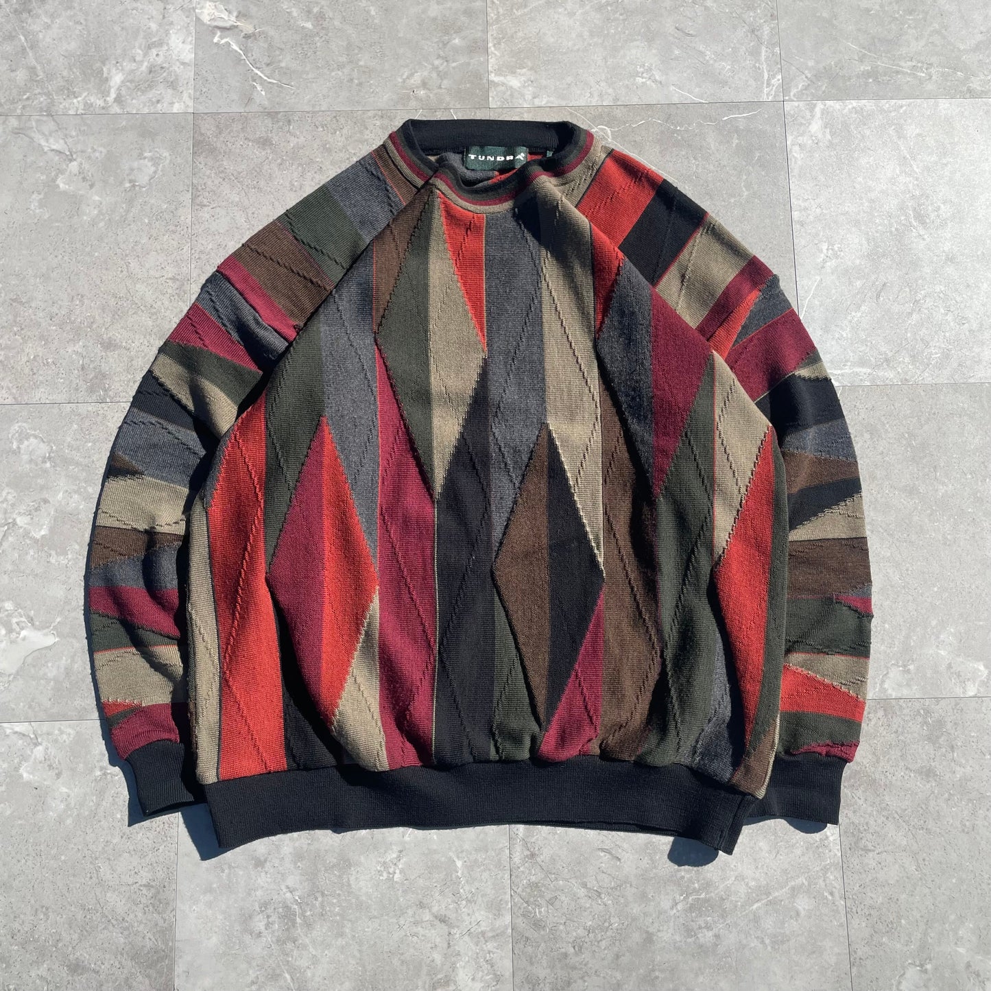90s Tundra Made in Canada Coogi-Style Design Knit KiiChain Clothing