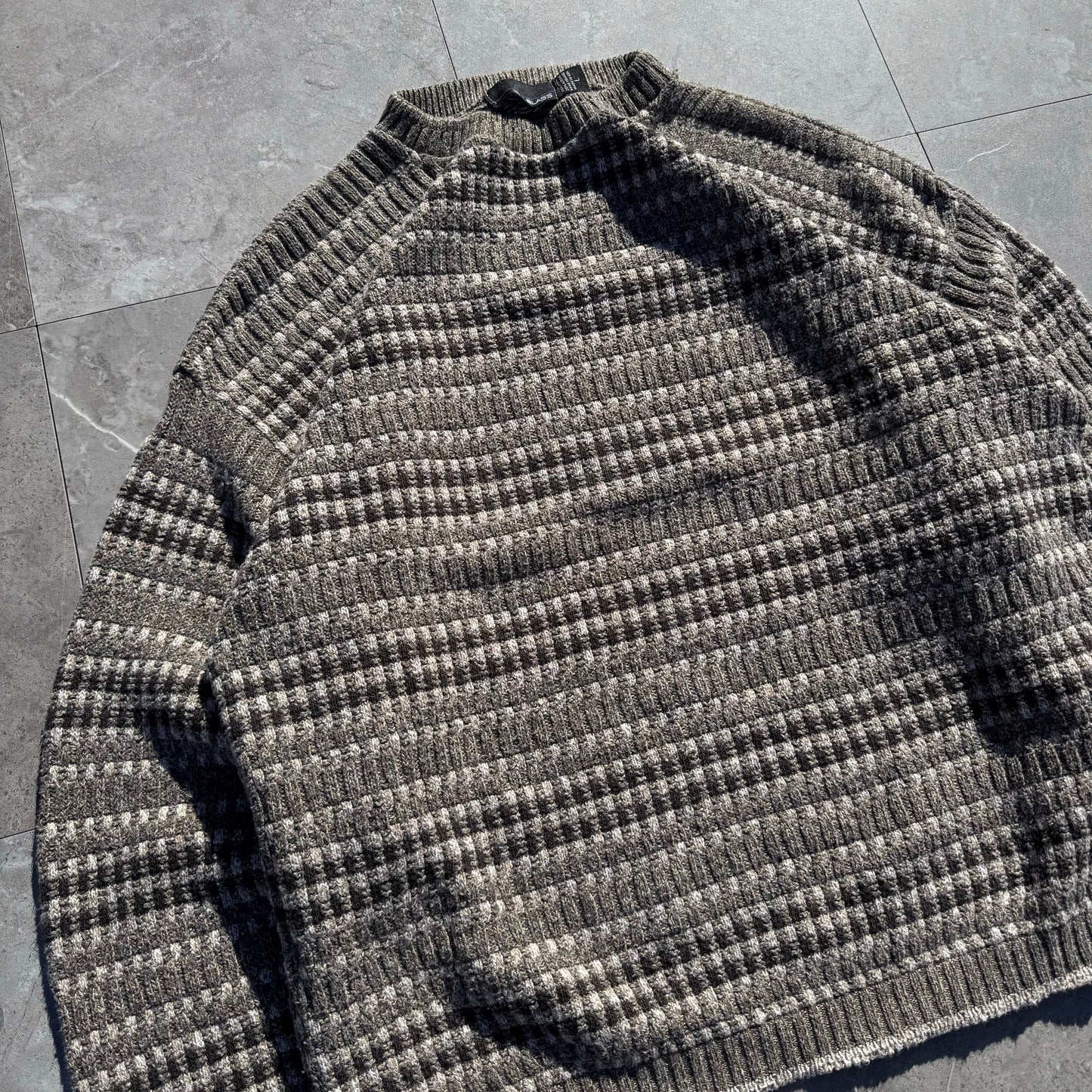 90s Bill Blass Made in USA Hand-Framed Design Knit KiiChain Clothing