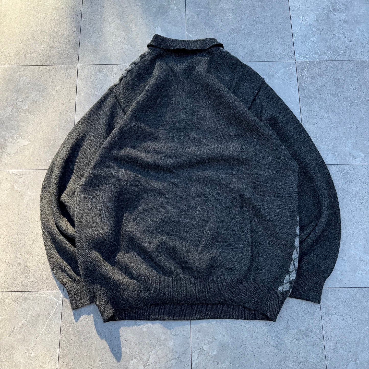 90s Tommy Hilfiger Wool-Blend Design Knit Polo KiiChain Clothing