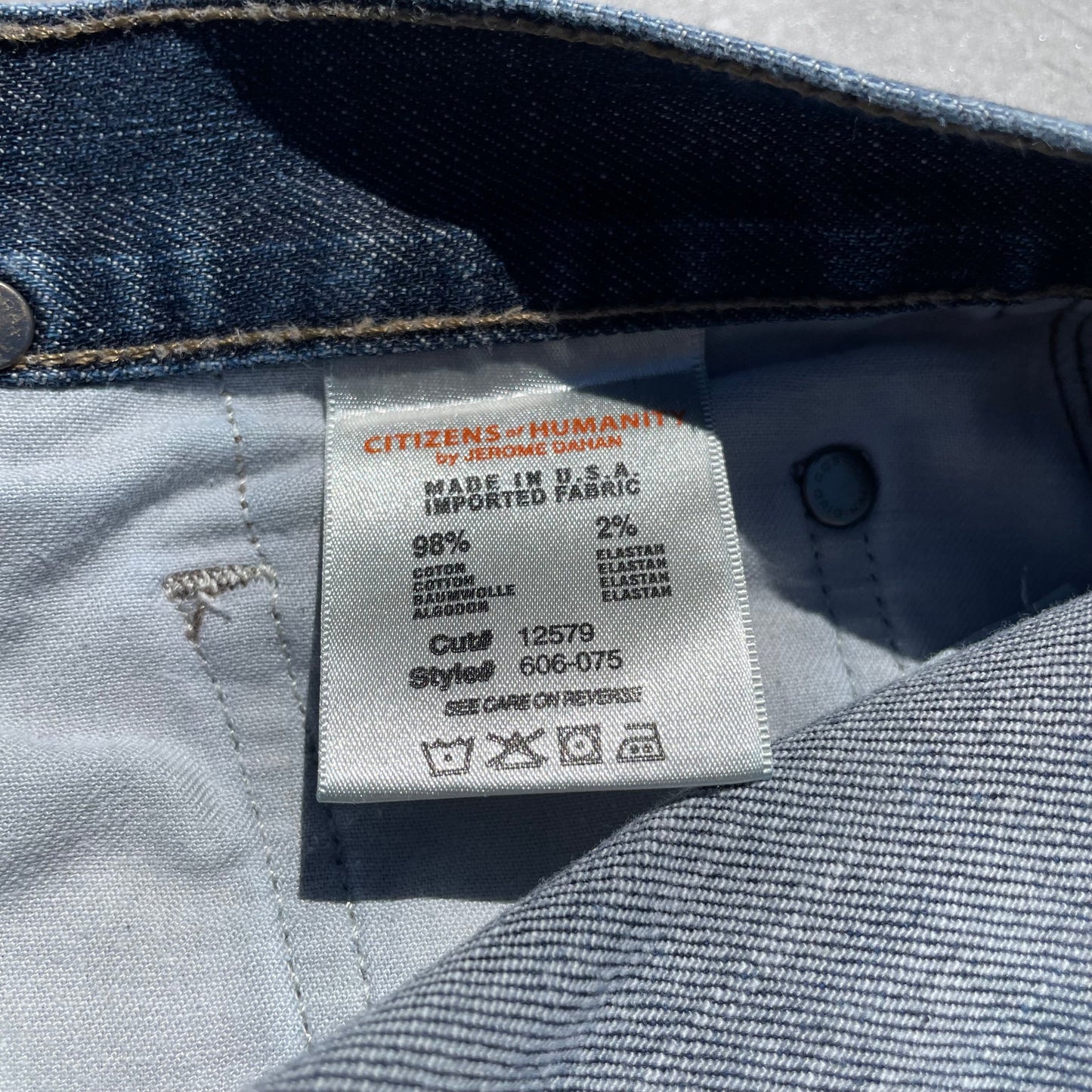 00s Citizens of Humanity Made in USA Denim Size 36 KiiChain Clothing