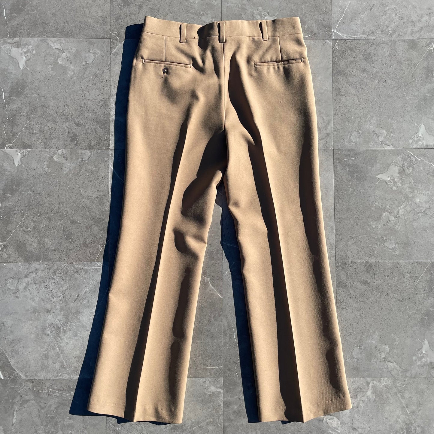 70s Haggar Made in USA Beige Pleated Slacks KiiChain Clothing