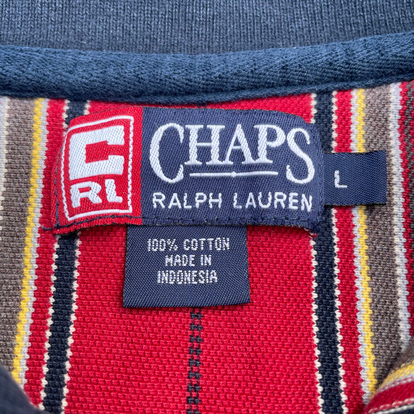 90s Chaps Long Sleeve Polo KiiChain Clothing