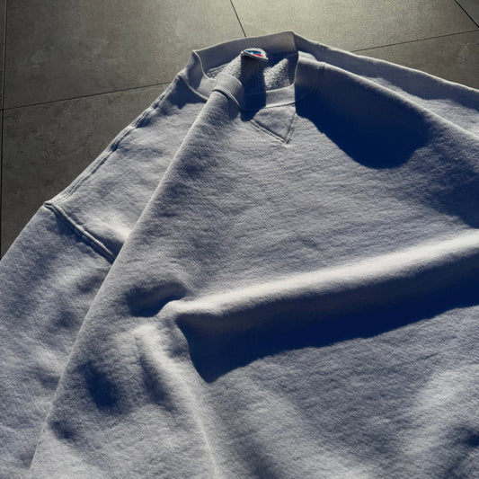 90s Russell Athletic Made in USA White Blank Sweatshirt KiiChain Clothing