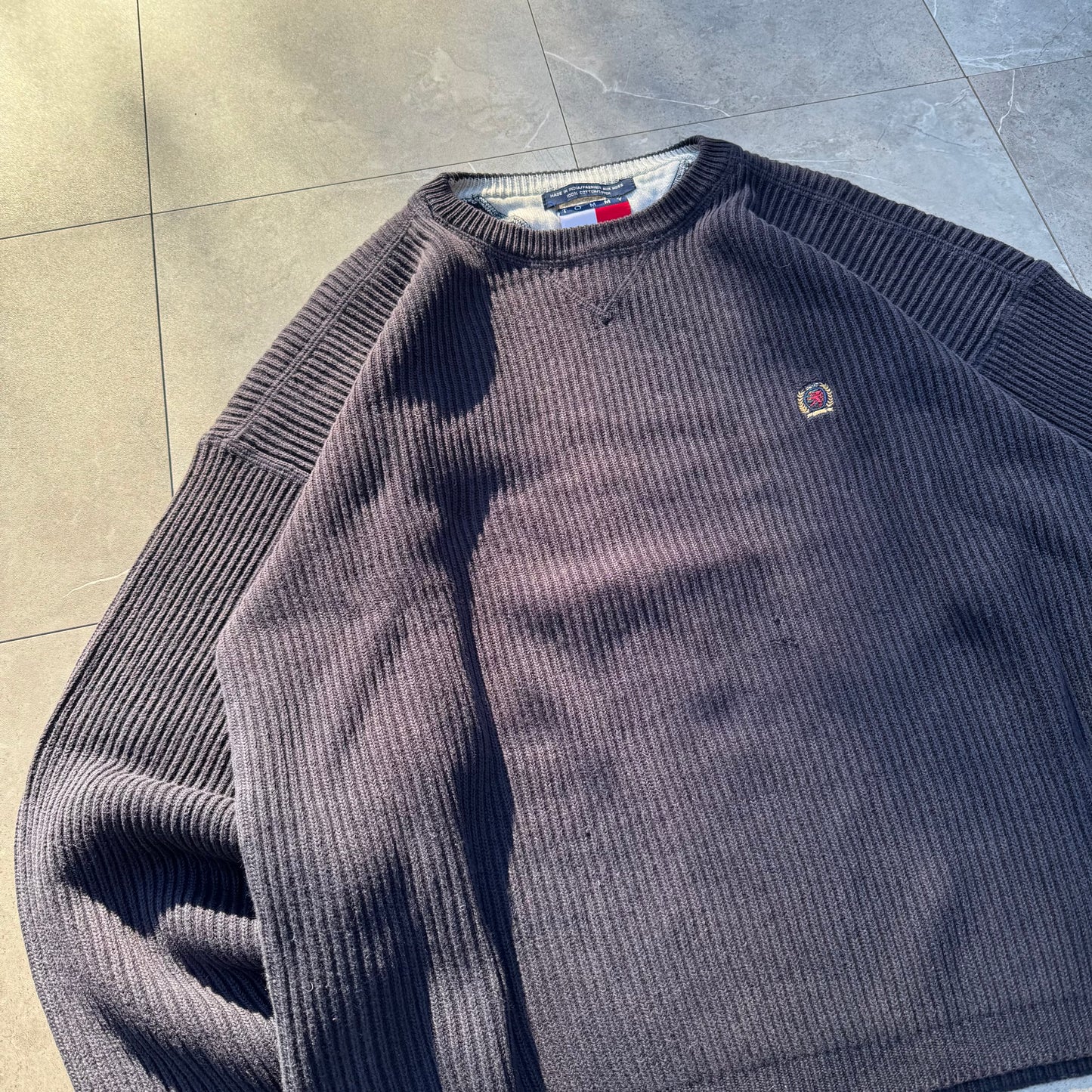 90s Tommy Hilfiger Ribbed Knit Sweater