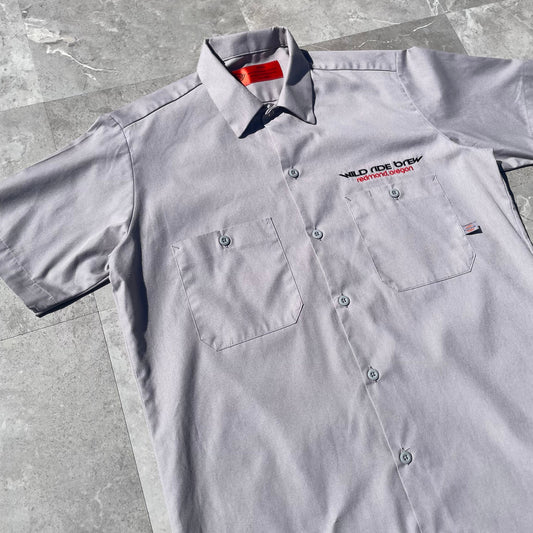 00s Dickies Wild Ride Brew Work Short Sleeve Shirt KiiChain Clothing