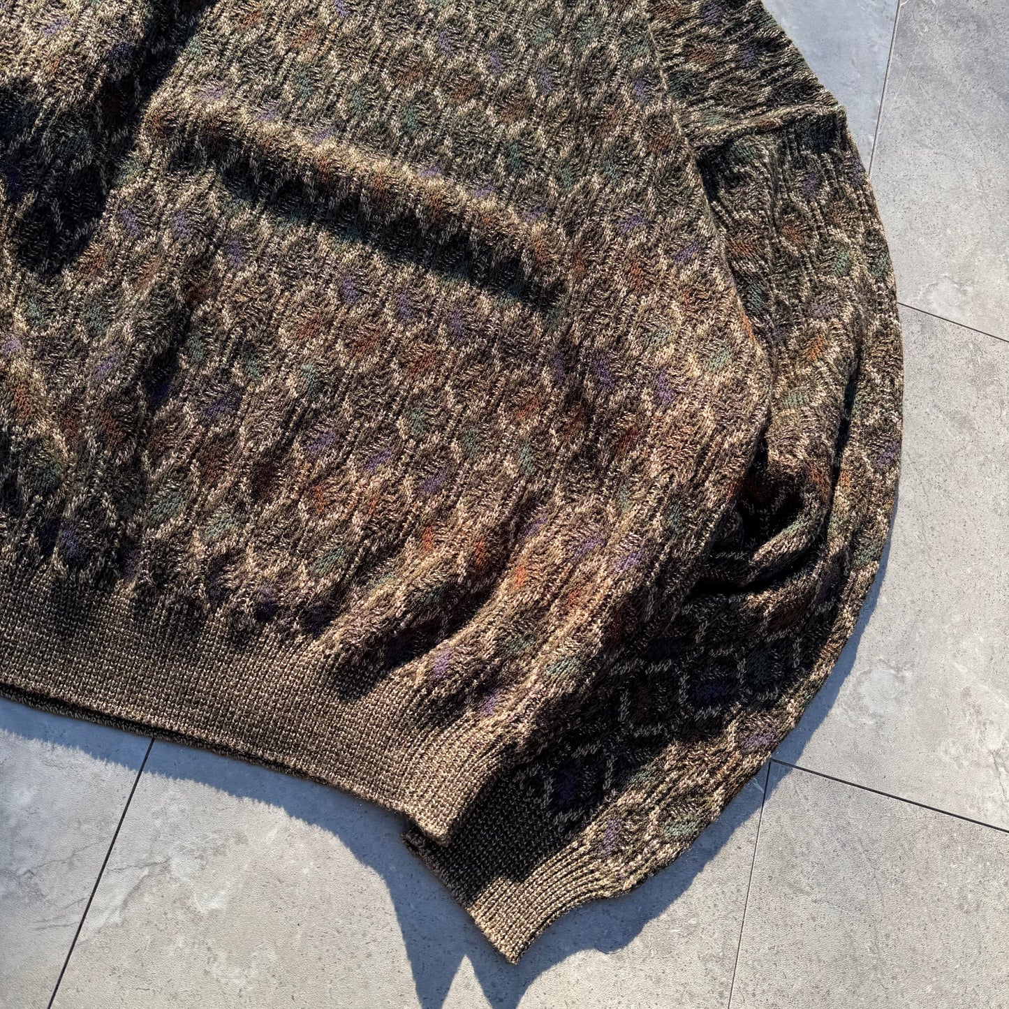 90s Farah Acrylic Design Knit KiiChain Clothing