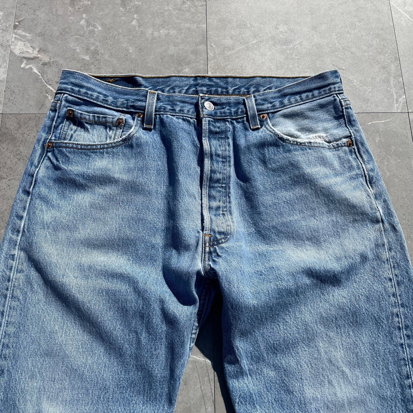 90s Levi's 501xx Made in USA Denim 36x30 KiiChain Clothing