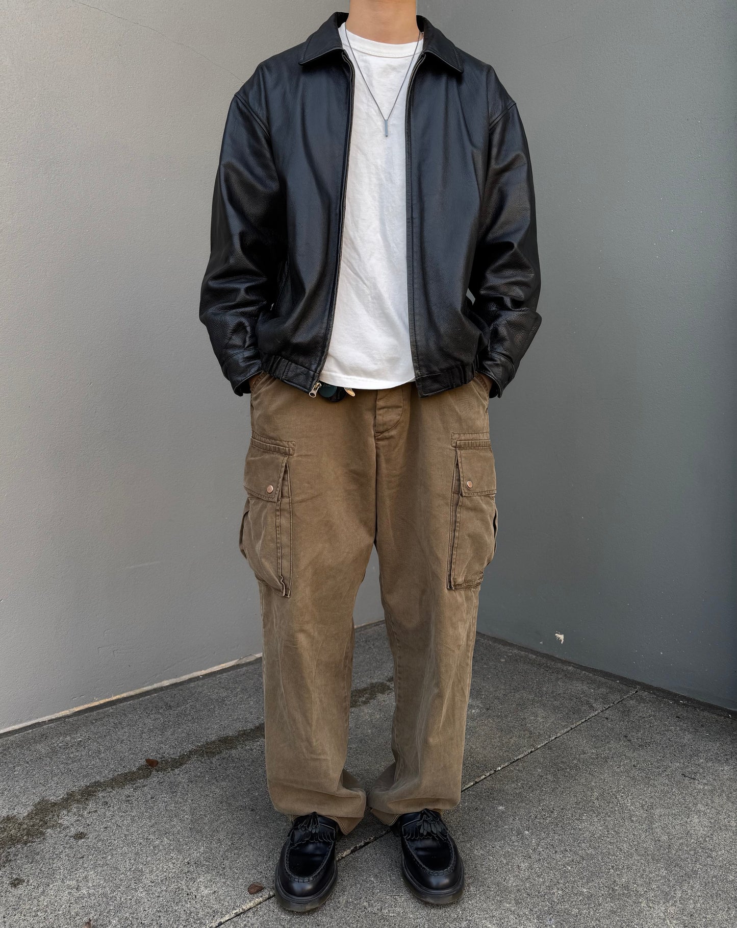 90s St John's Bay Leather Jacket KiiChain Clothing