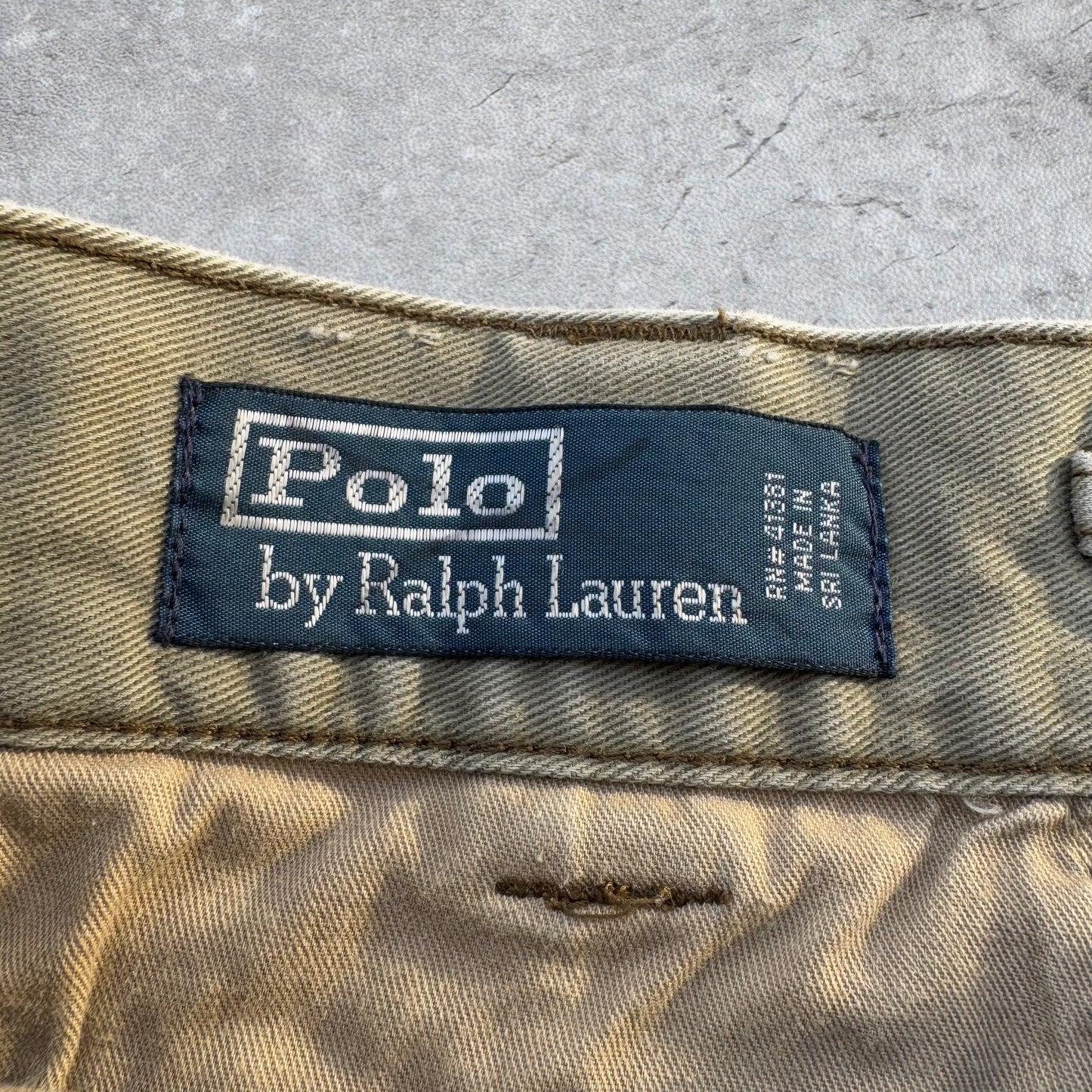 90s-00s Polo by Ralph Lauren Polo Chino Cargo Pants 35x32
