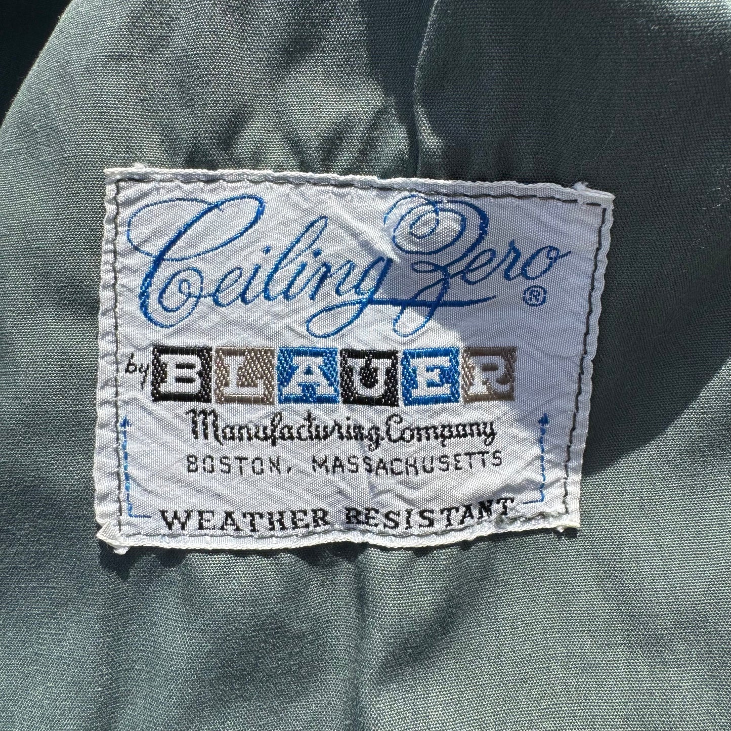 60s Ceiling Zero Blauer AG274 Flight Jacket KiiChain Clothing