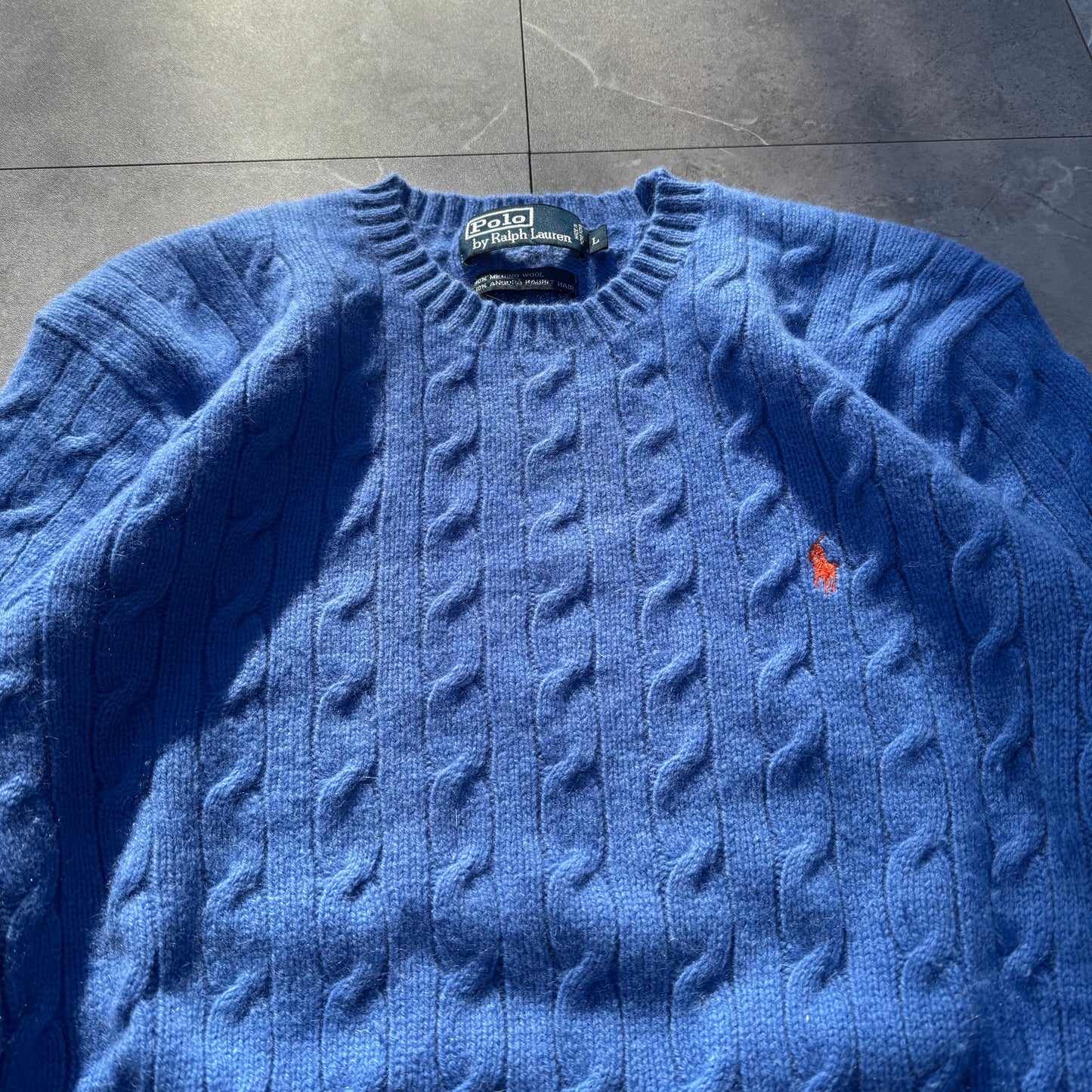 90s Ralph Lauren Merino Wool & Angola Rabbit Hair Knit Sweater KiiChain Clothing
