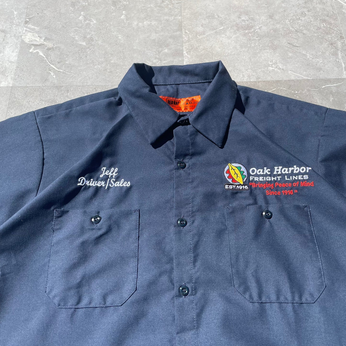90s-00s Red Kap Oak Harbor Work Short Sleeve Shirt KiiChain Clothing