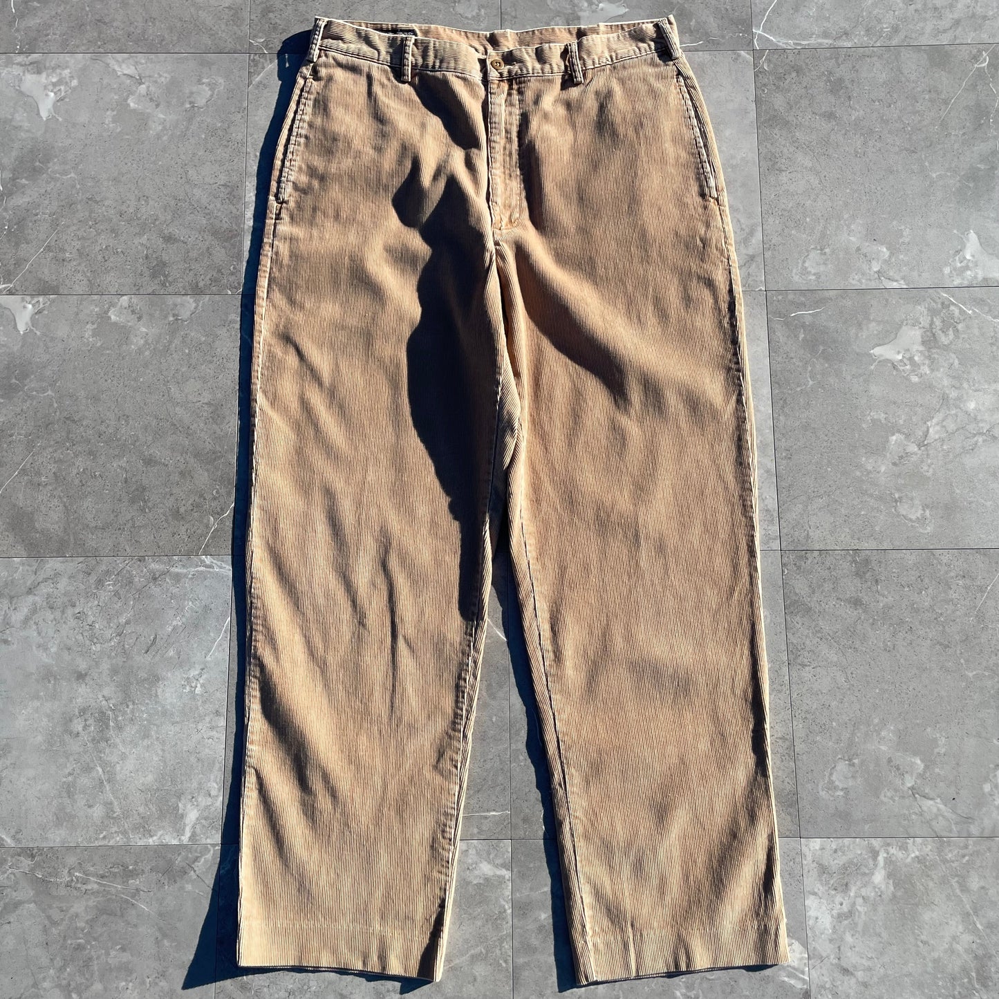 90s Lands' End Loose Fit Corduroy Pants Size 36 KiiChain Clothing